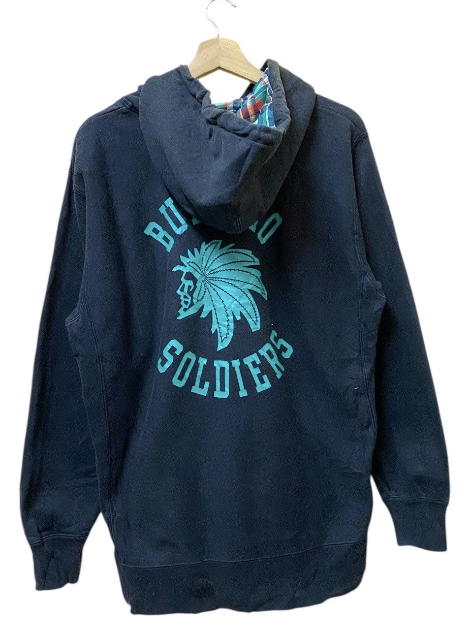 The Unbranded Brand Buffalo Soldiers Zipper Hodie Black colour Size US L / EU 52-54 / 3 - 2 Thumbnail