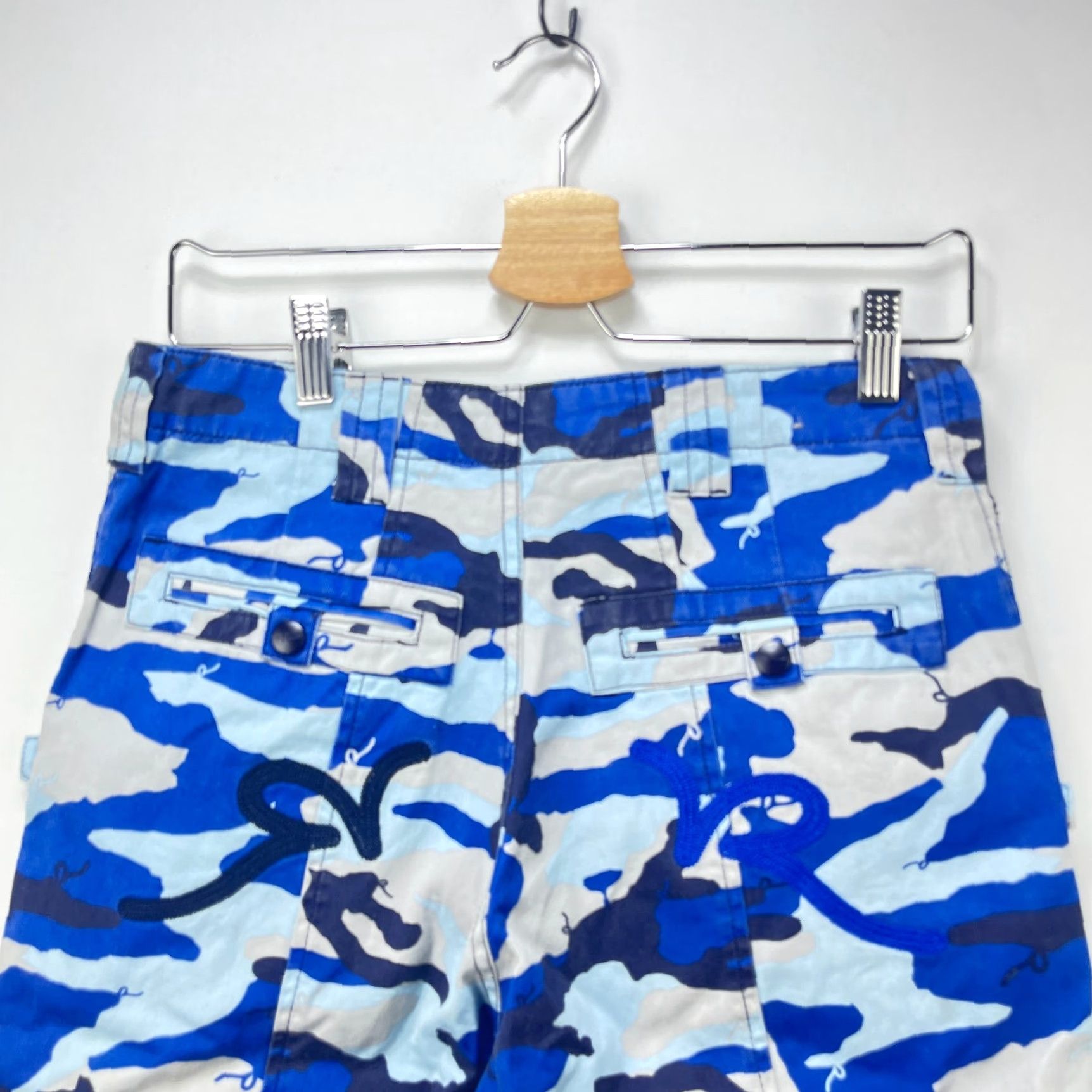 Rocawear VINTAGE Rocawear Blue Camo Baggy Pants Skater waist 30 Cargo Men Size US 30 / EU 46 - 3 Thumbnail