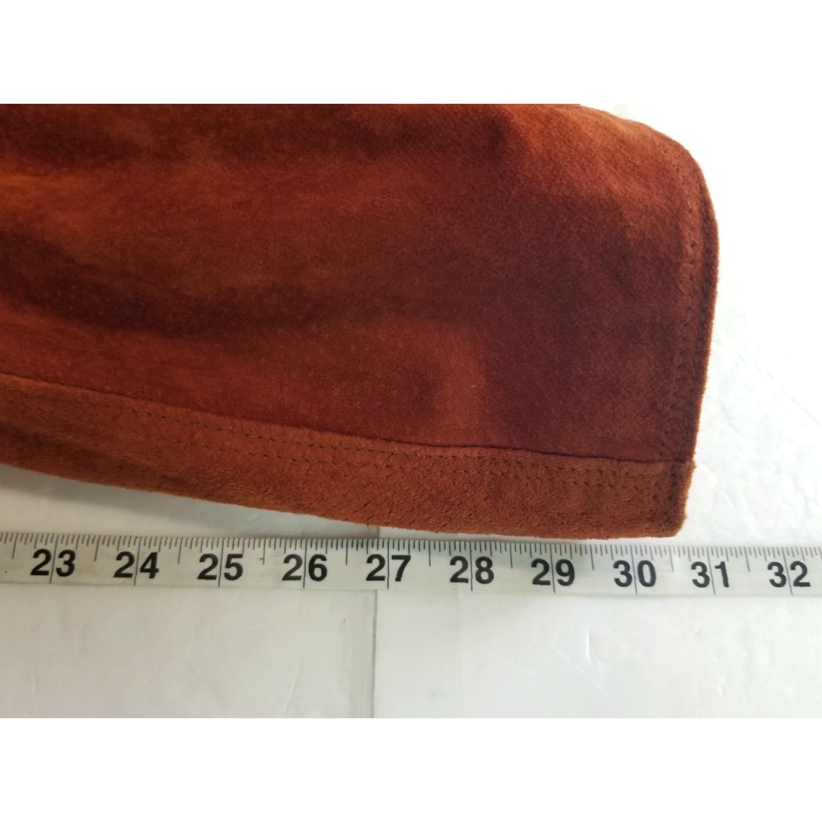 Vera Pelle Vera Pelle Coat Leather Hooded Mid-Length Brown 42 Womens Italy Made Flaws Size M / US 6-8 / IT 42-44 - 6 Thumbnail