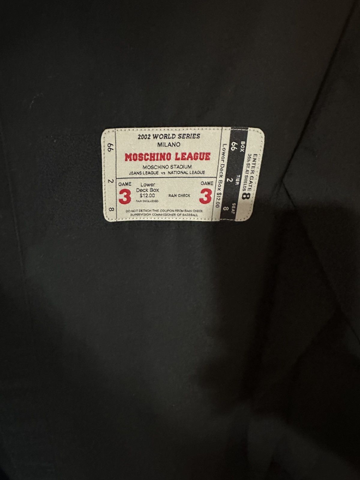 Moschino Moschino ticket shirt Size US L / EU 52-54 / 3 - 2 Thumbnail