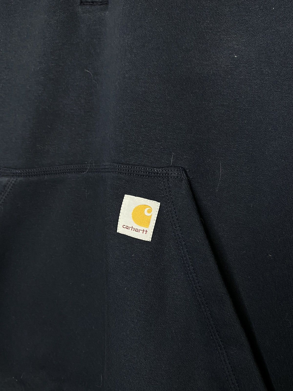 Carhartt 1/3 Zip Sweatshirt Pullover Hoodie Sweater Navy Blue