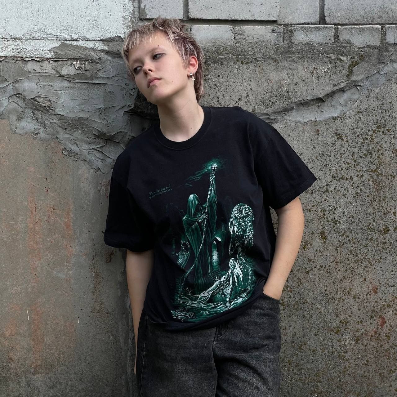 Vintage Adult Alchemy Gothic 2001 T-shirts Band Rock Rare