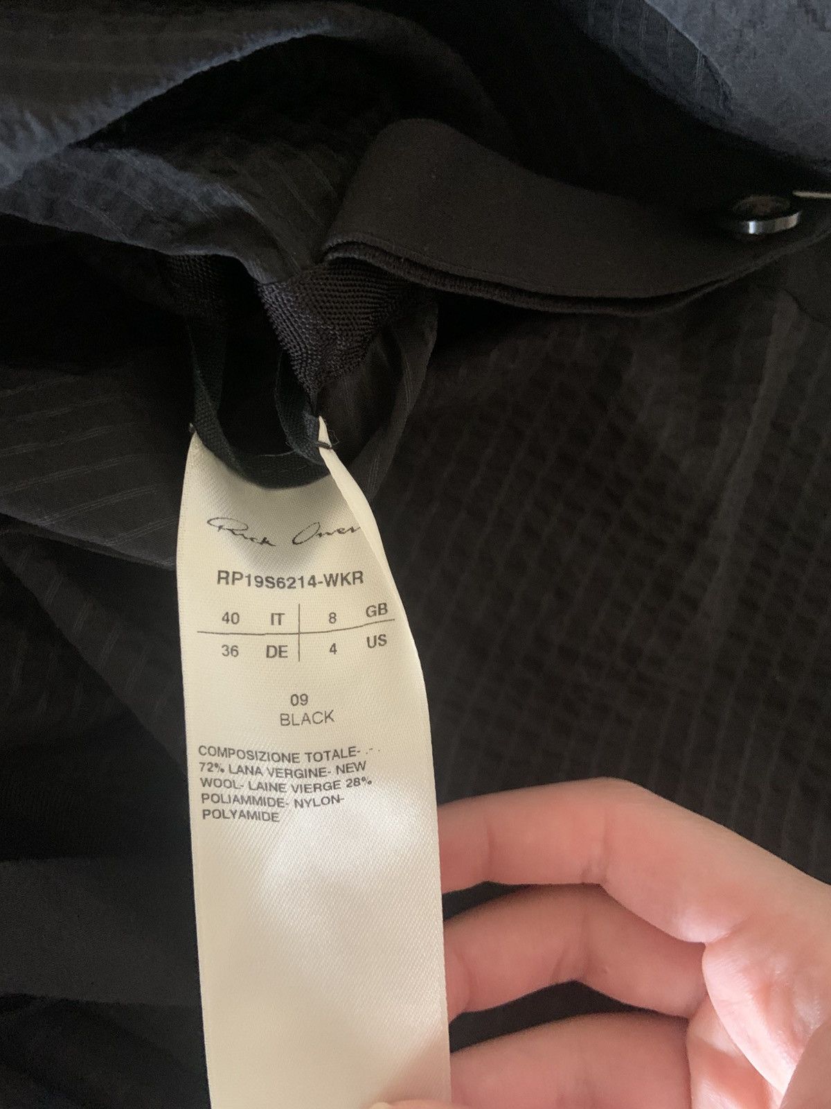 Rick Owens Rick Owens Babel 2019 charcoal light wrap jacket Size S / US 4 / IT 40 - 11 Thumbnail