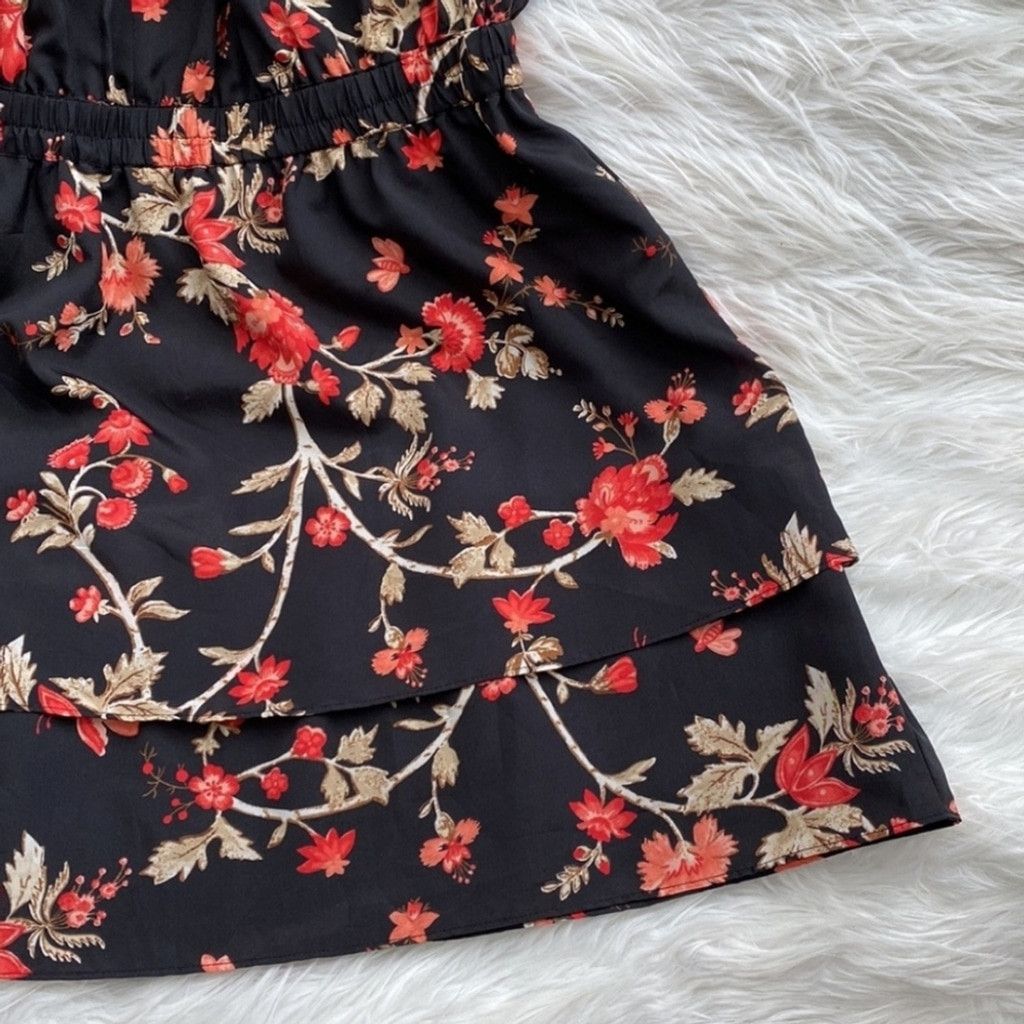Joie NWT Joie Jossa Pintuck Pleated Floral Dress Size L / US 10 / IT 46 - 6 Thumbnail