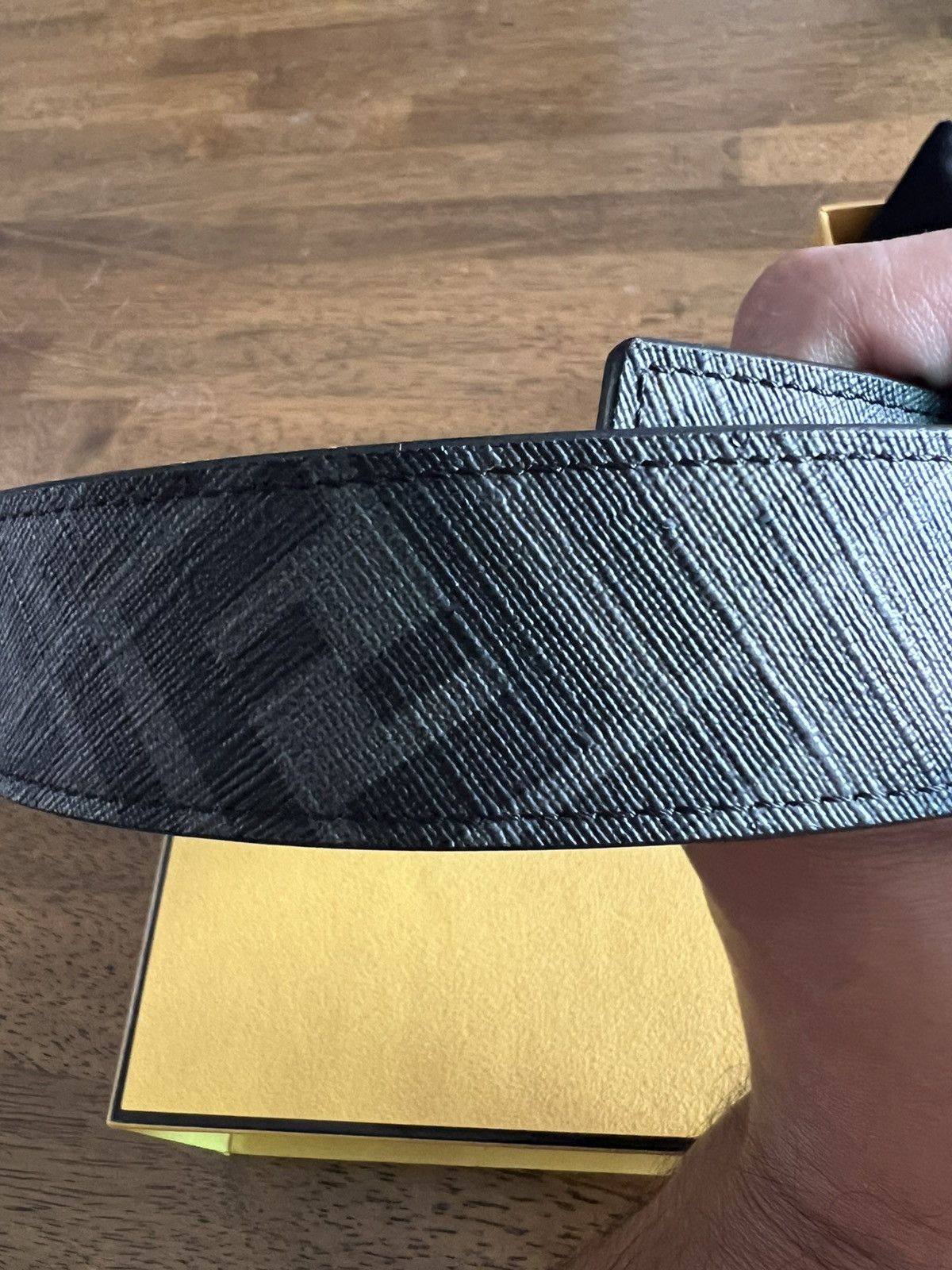 Fendi 🖤 Fendi FF Buckle Belt - Size 46 - Like New with Box Size 46 - 4 Thumbnail