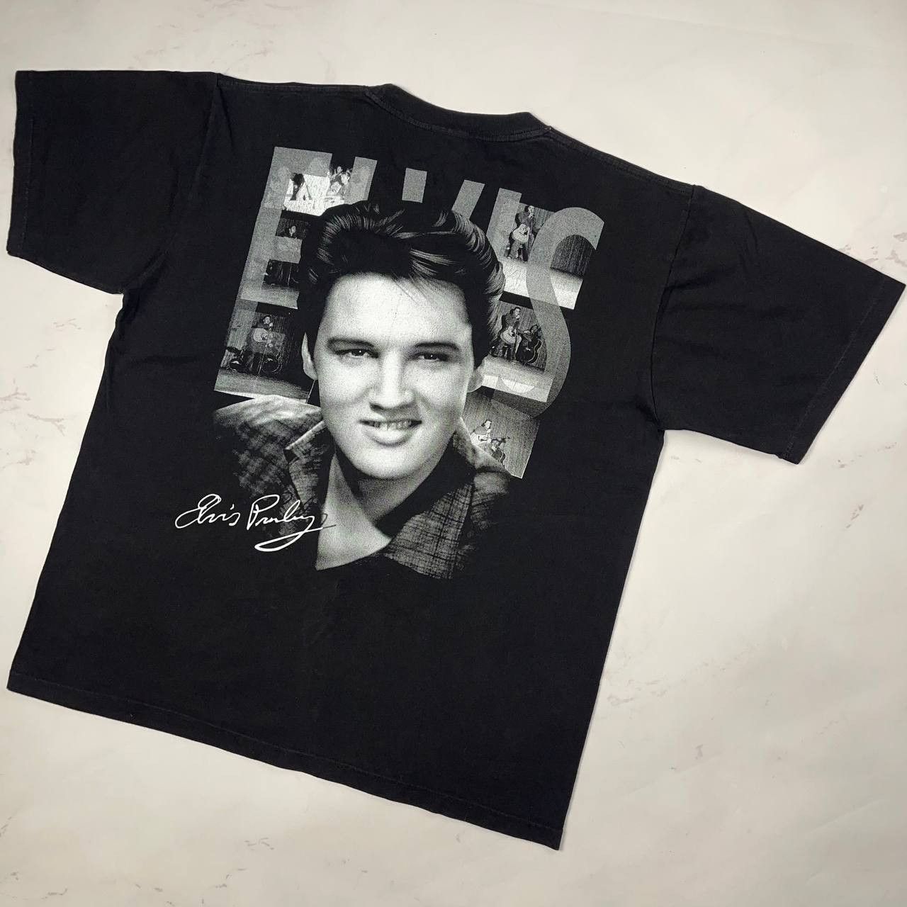 Vintage Vintage Elvis Presley Double Side Logo T Shirt Rock Tees Size US XL / EU 56 / 4 - 10 Thumbnail