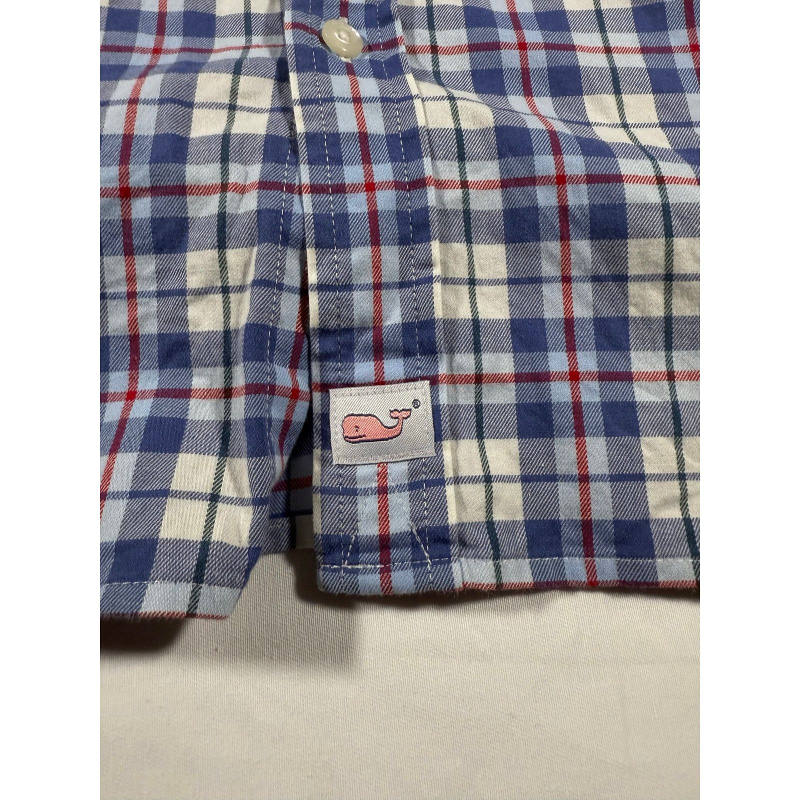 Vineyard Vines Vineyard Vines Murray Shirt 2XL Classic Fit Blue Red Plaid Size US XXL / EU 58 / 5 - 3 Thumbnail