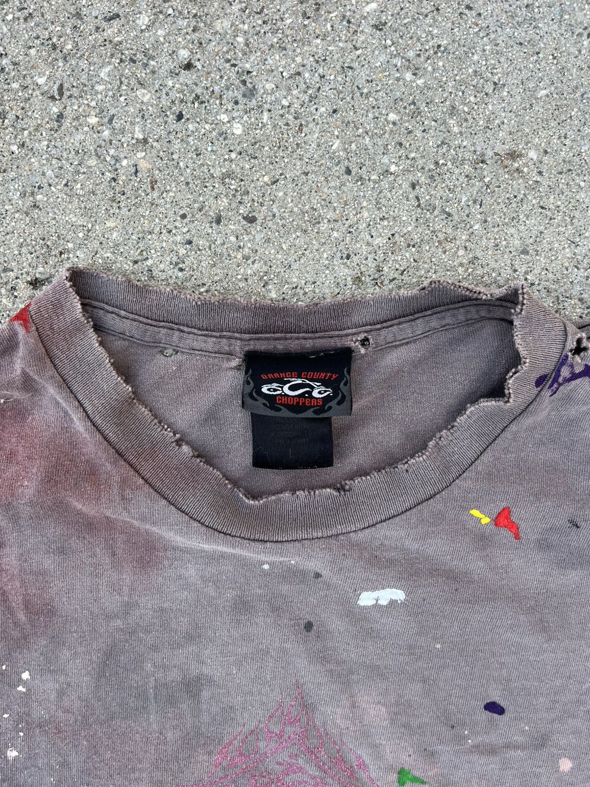 Harley Davidson Custom Orange County Choppers T-Shirt Thrashed Distressed Size US M / EU 48-50 / 2 - 3 Thumbnail