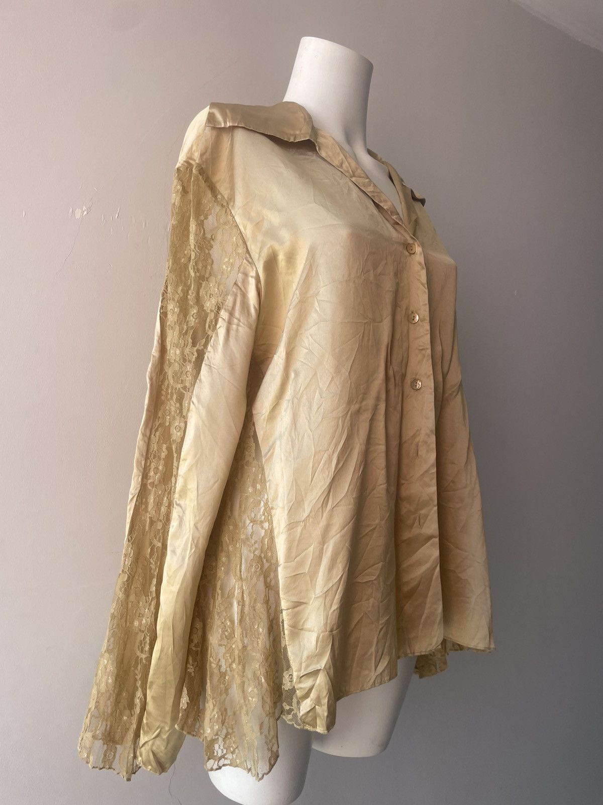 Vintage Derhy silk shirt Size L / US 10 / IT 46 - 9 Thumbnail