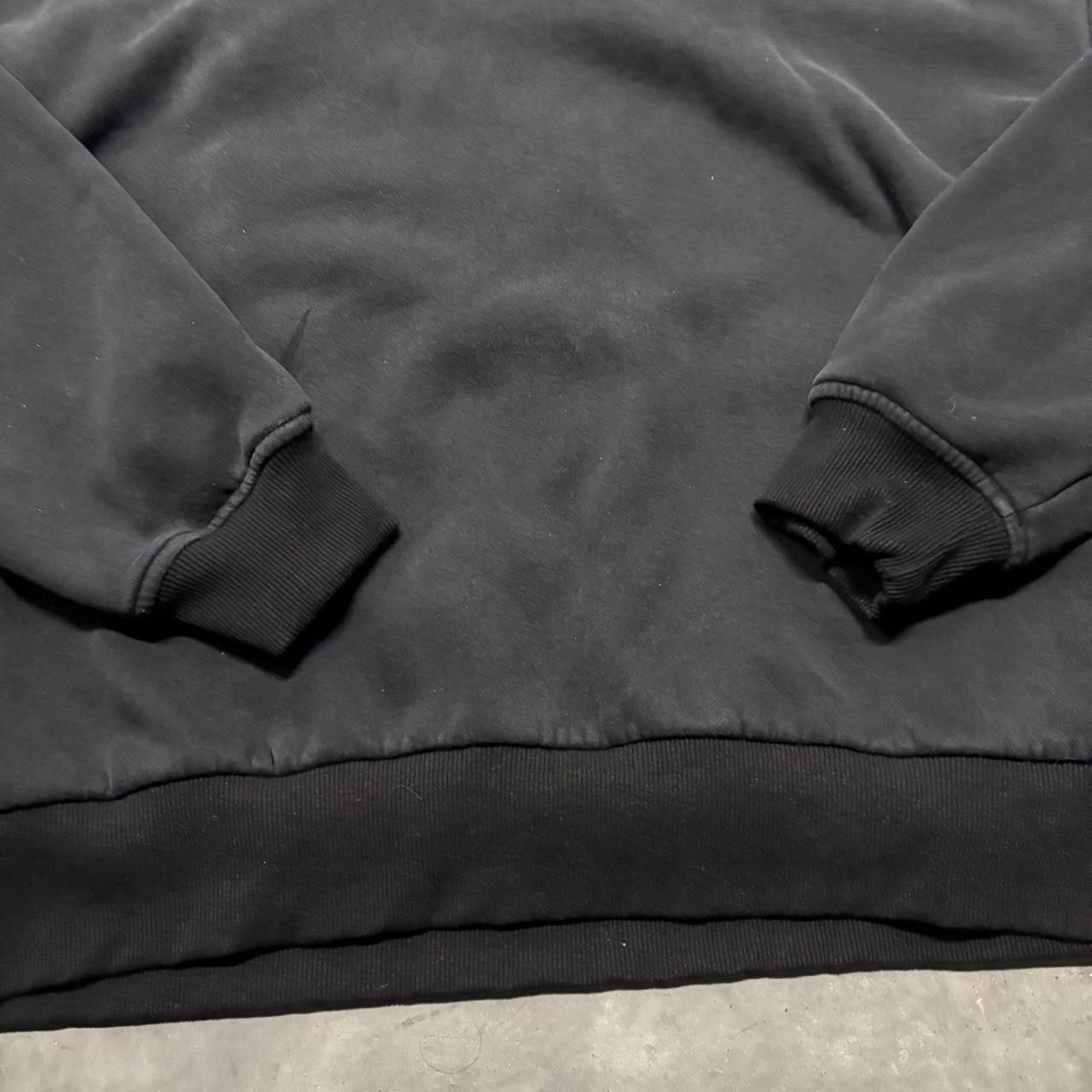 Japanese Brand × Vintage Crazy Vintage Y2K/2000s Black Blank Streetwear Boxy Essential Hoodie! Size US M / EU 48-50 / 2 - 5 Thumbnail