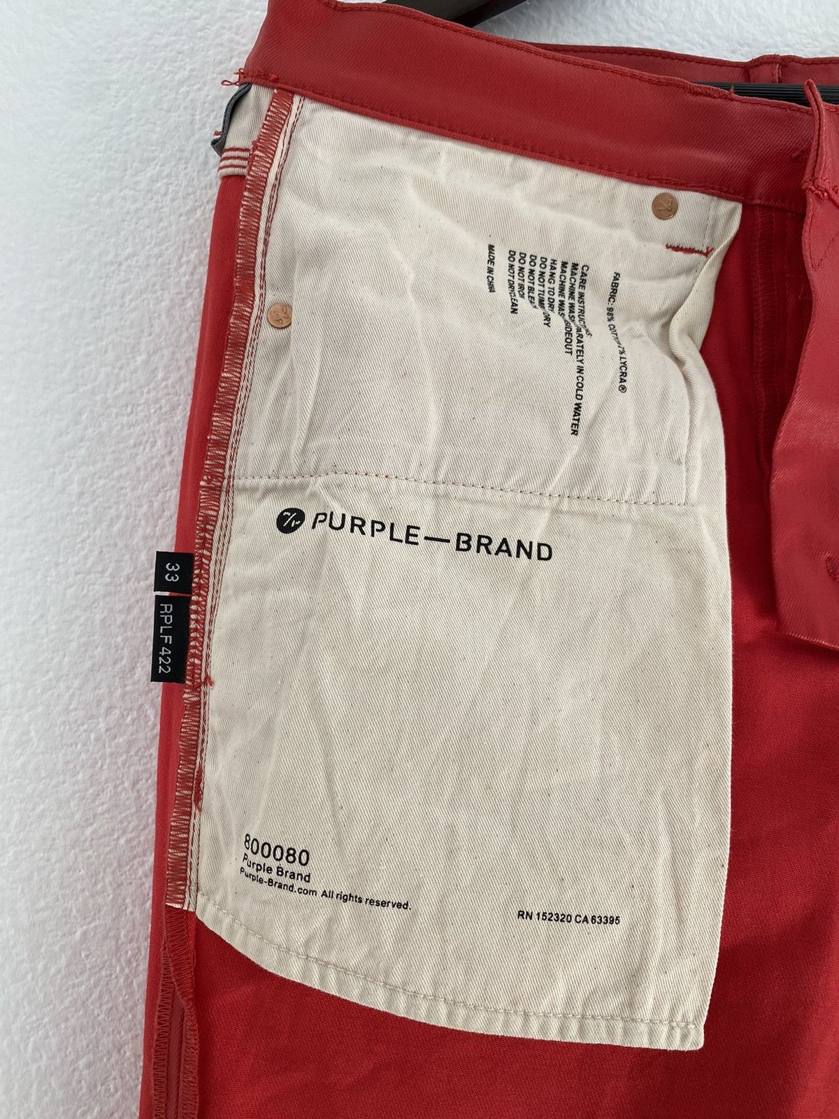 Purple Brand PURPLE BRAND PANT’ Size US 33 - 7 Thumbnail