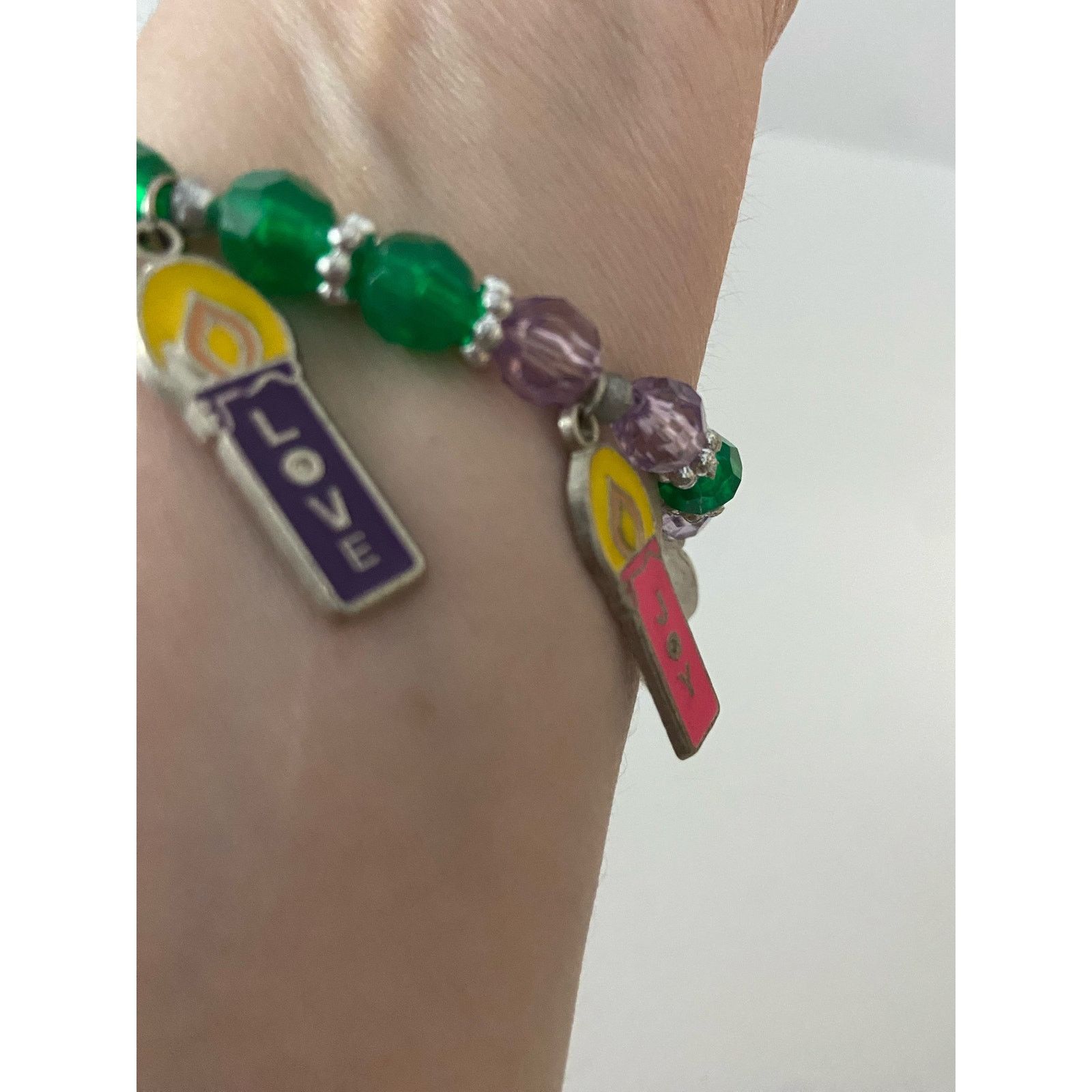Other Colorful, hope peace, joy love beaded bracelet Size ONE SIZE - 3 Thumbnail