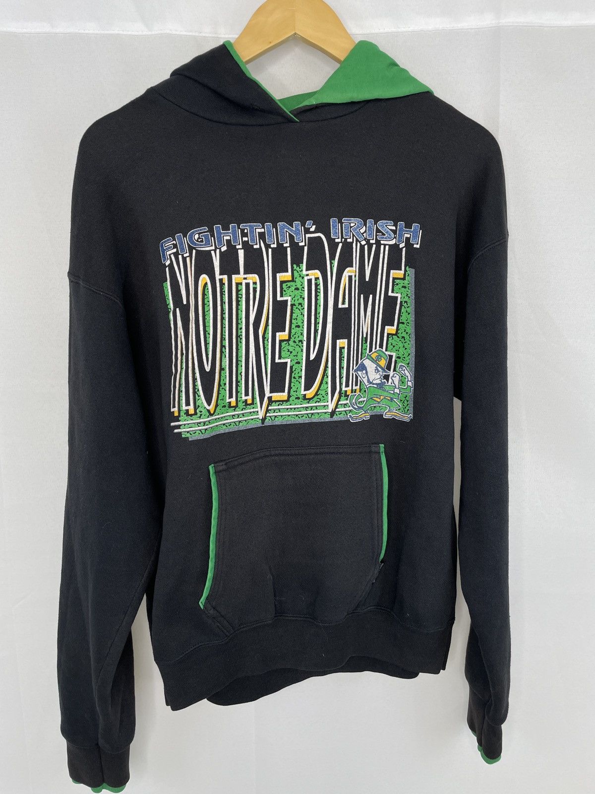 Vintage Vintage Notre Dame Hoodie Size US L / EU 52-54 / 3 - 1 Thumbnail
