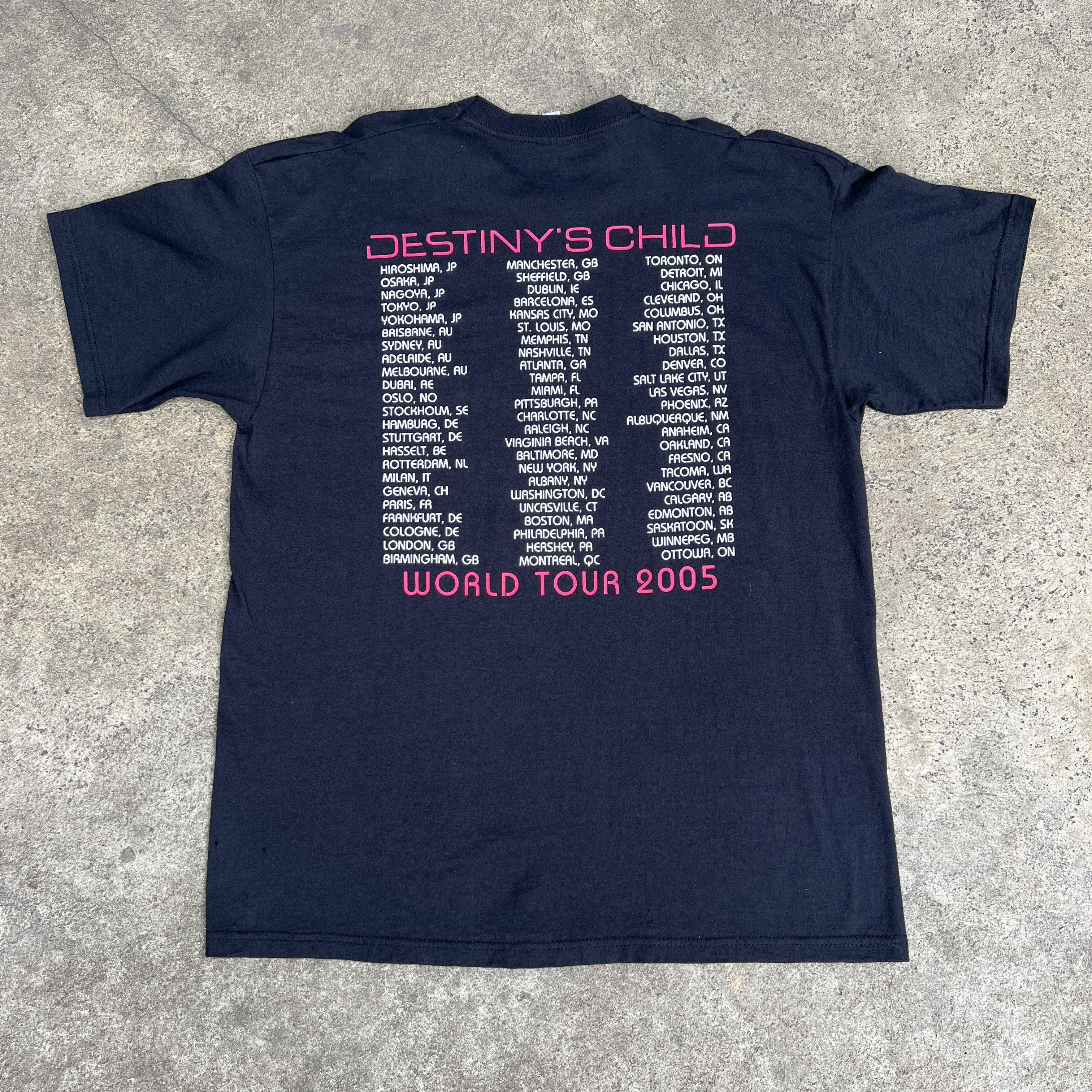 Band Tees × Rap Tees × Vintage Vintage Y2K Destiny’s Child Tour Tee XL Beyonce R&B hiphop Size US XL / EU 56 / 4 - 9 Thumbnail