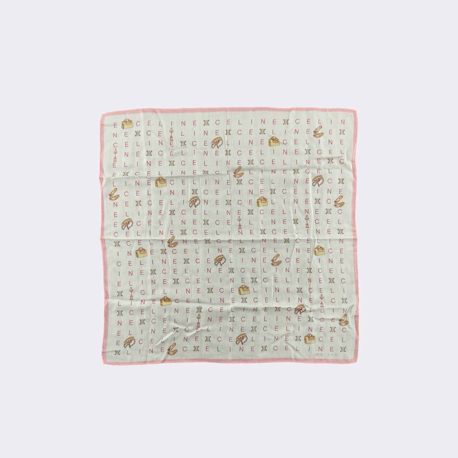 Celine Vintage Celine Handkerchief Neckerchief Bandana H130D Size ONE SIZE - 2 Thumbnail