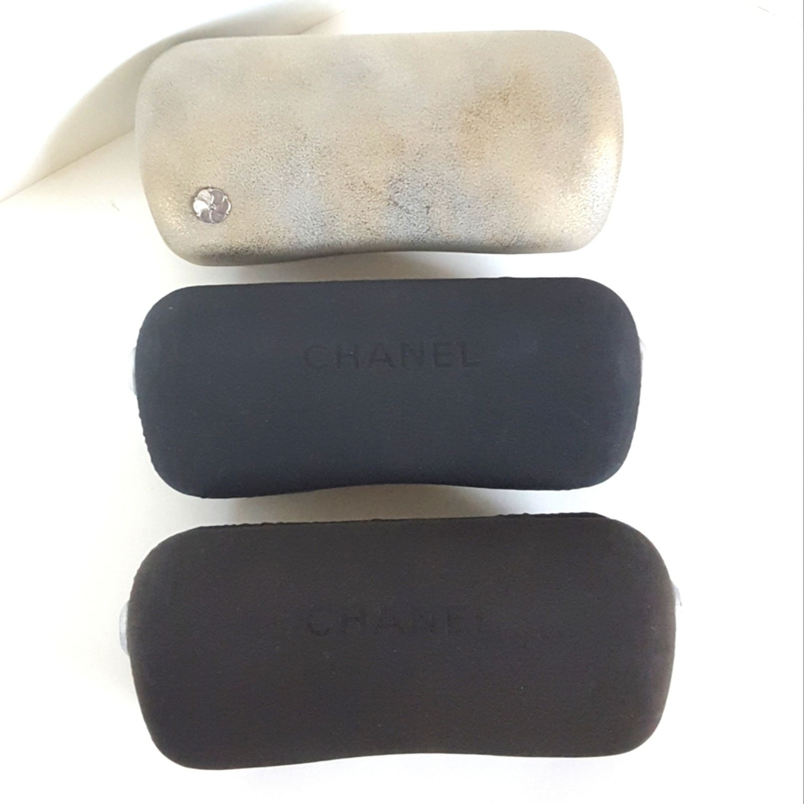 Chanel CHANEL (3) Lot Bundle Sunglasses Cases 🎀 Three Chanel Cases Size ONE SIZE - 2 Thumbnail