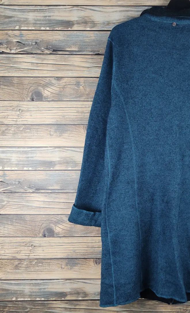 Japanese Brand DL LA Charmer Green Vintage Long Cardigans #46-526 Size M / US 6-8 / IT 42-44 - 9 Thumbnail