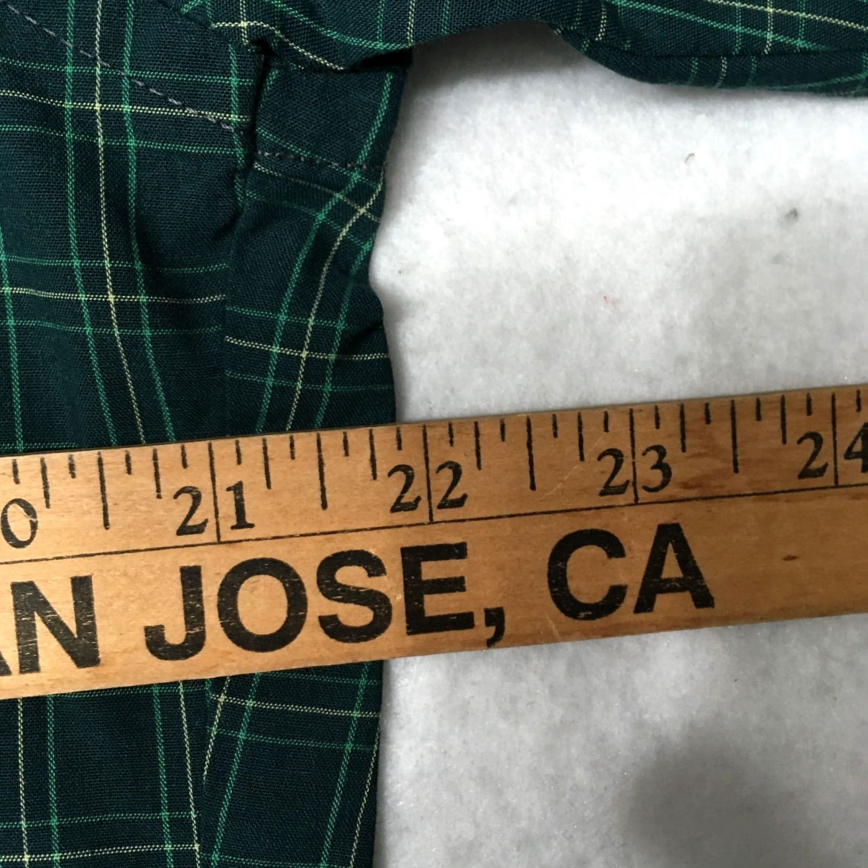 Vintage Ruddock Bros Green Plaid Short Sleeve Pearl Snap Western Shirt Mens XL Size US XL / EU 56 / 4 - 4 Thumbnail