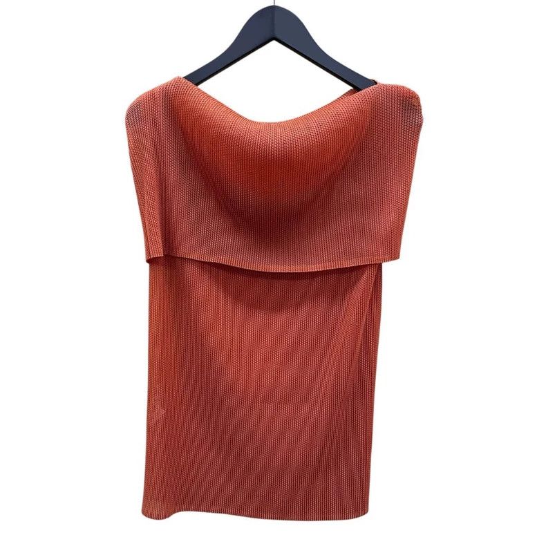 Issey Miyake Issey Miyake Red sleeveless top Size L / US 10 / IT 46 - 2 Thumbnail