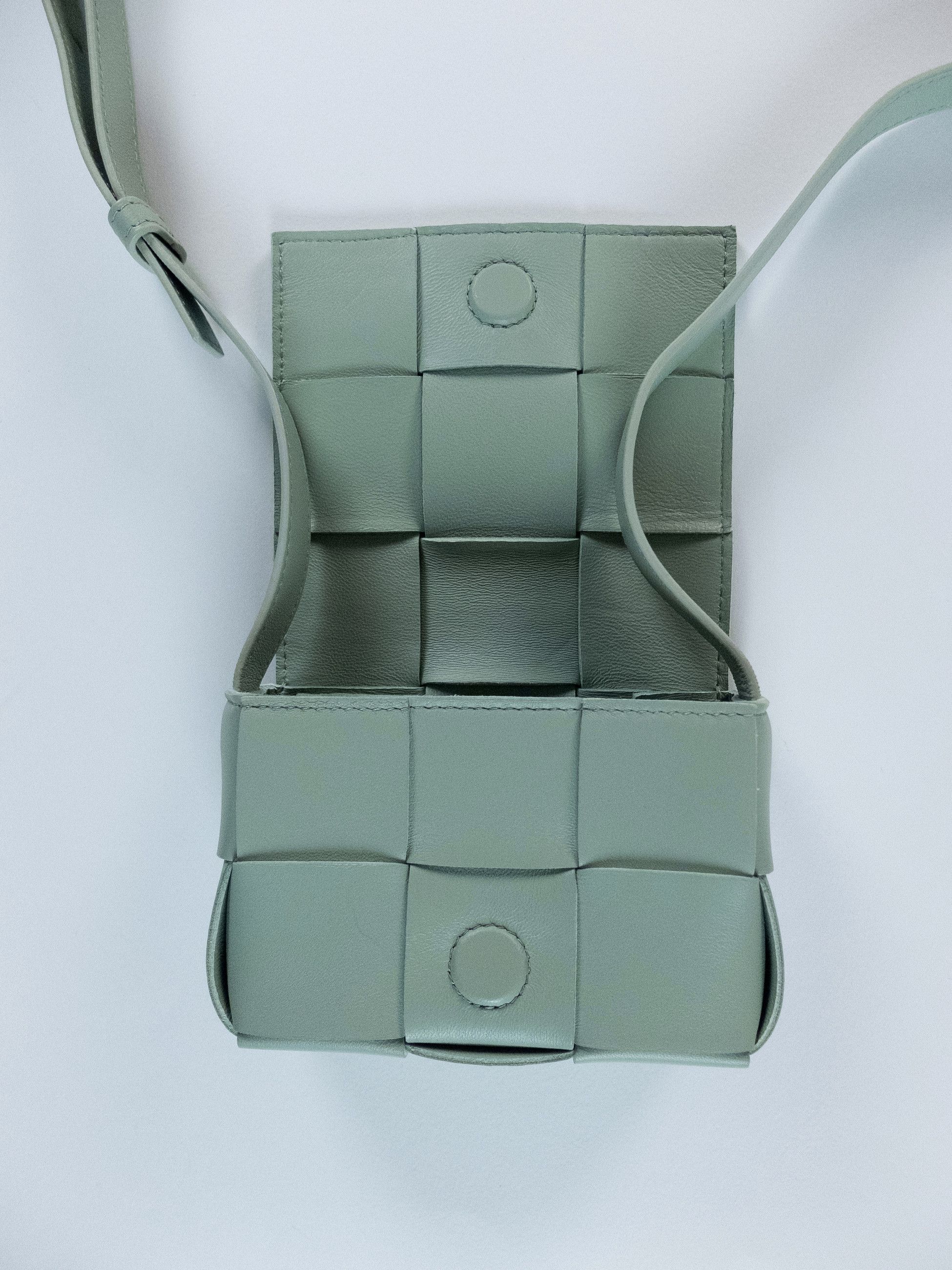 Bottega Veneta BOTTEGA VENETA Candy Cassette green lamb leather mini bag Size ONE SIZE - 10 Thumbnail