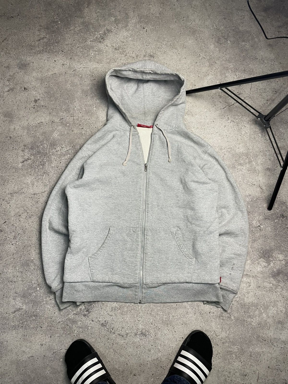 Supreme Supreme Heavyweight zip up jacket back logo Size US XL / EU 56 / 4 - 1 Thumbnail