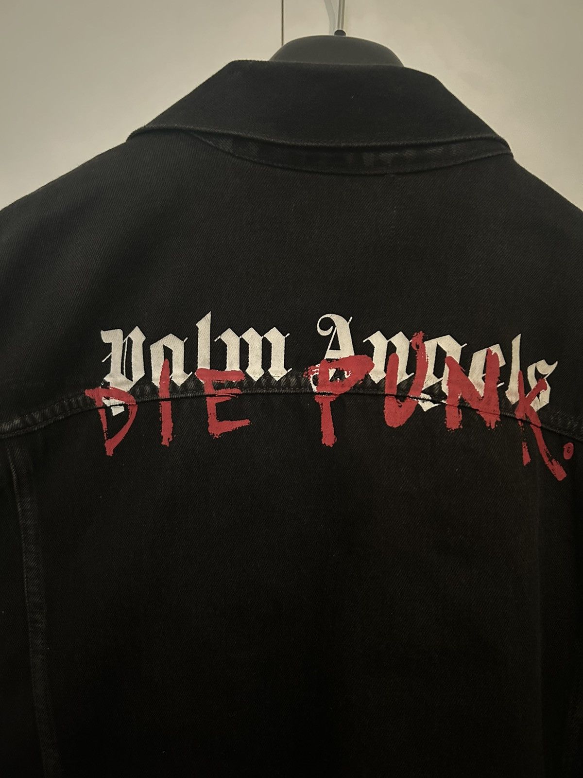 Palm Angels Palm Angels x Die Punk Black Denim Jacket Playboi 