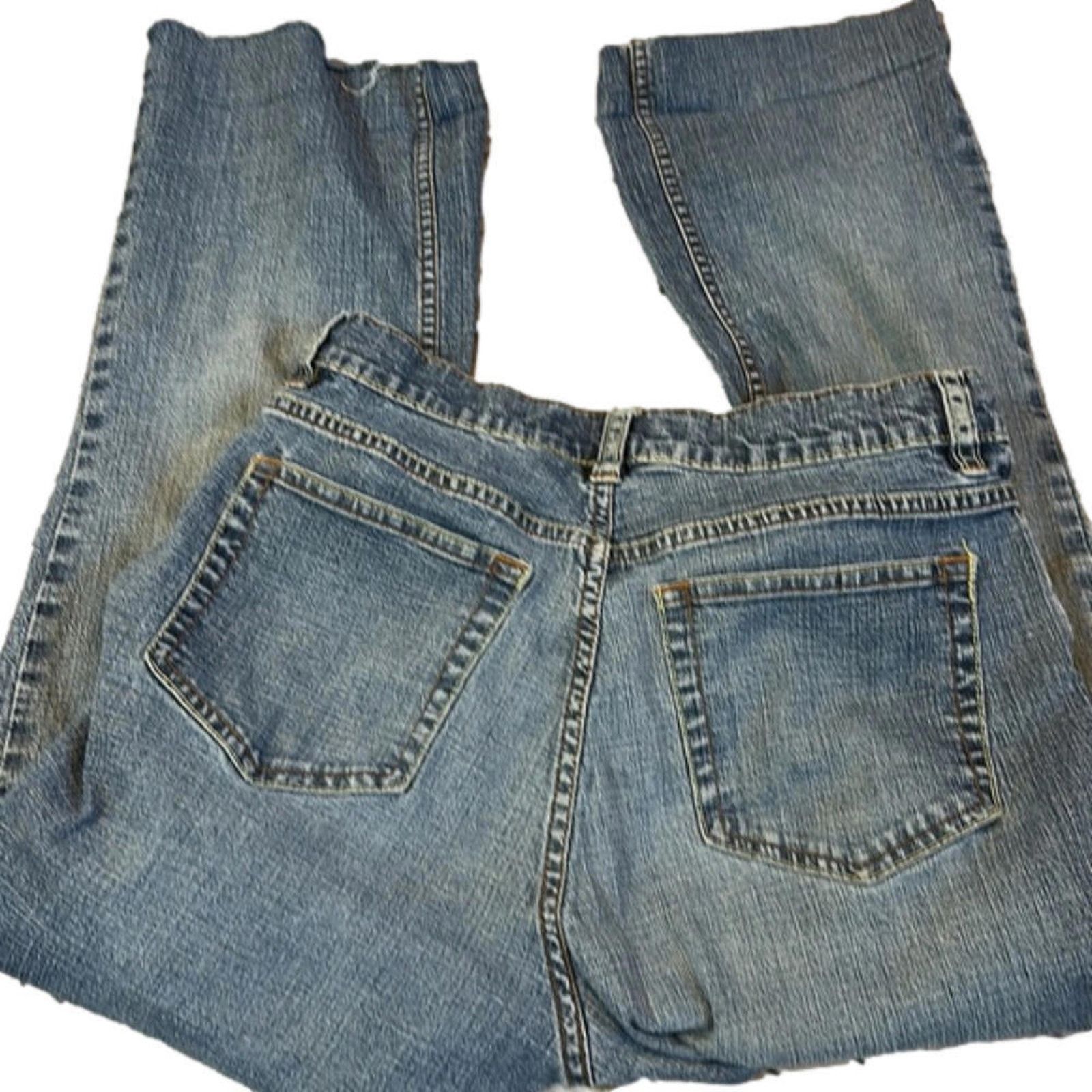 Old Navy Classic Denim Jeans - Blue Casual Style Cropped Size 30" / US 8 / IT 44 - 6 Thumbnail