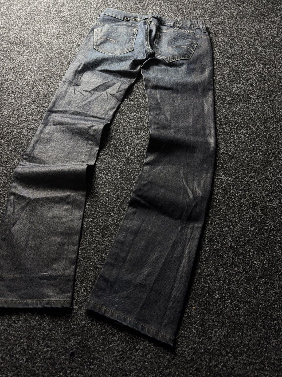 G-Star Y2K 00s Retro Retro G-Star RAW Straight Denim pants Jeans Size 27" / US 4 / IT 40 - 13 Thumbnail