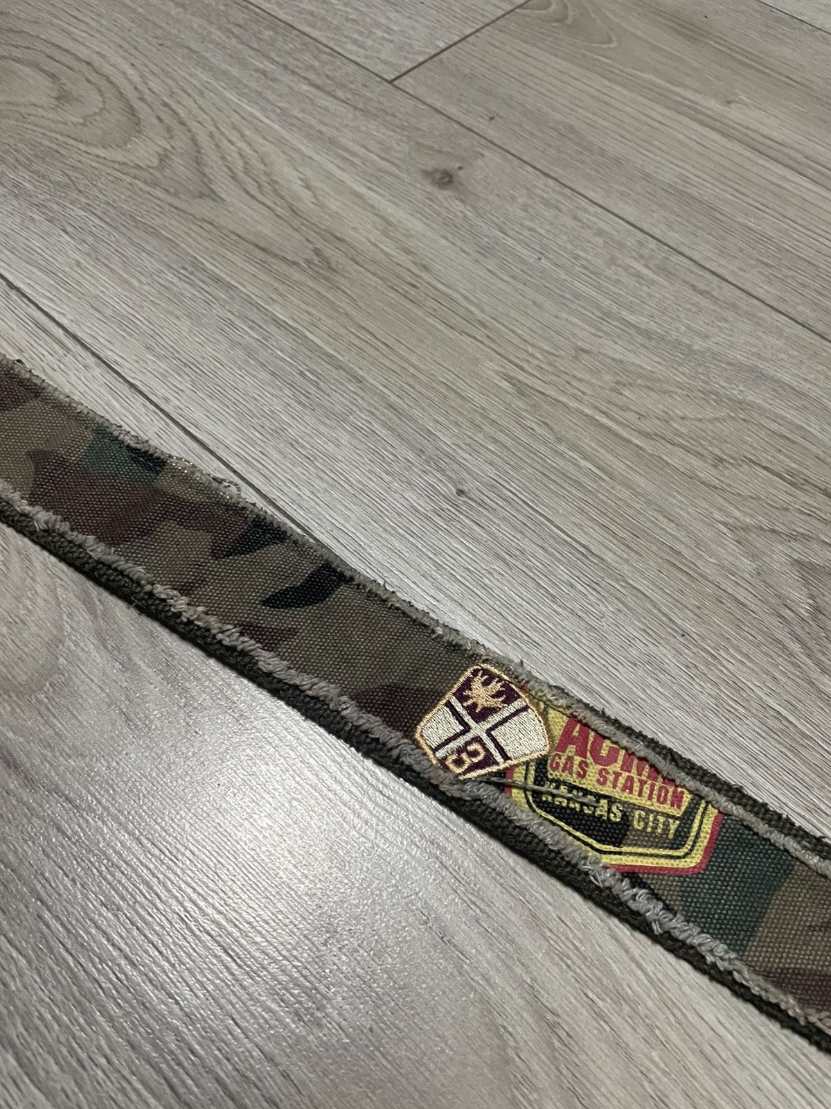 Vintage Vintage Military Camouflage Belt Avant Garde Camo Y2K Size ONE SIZE - 9 Thumbnail