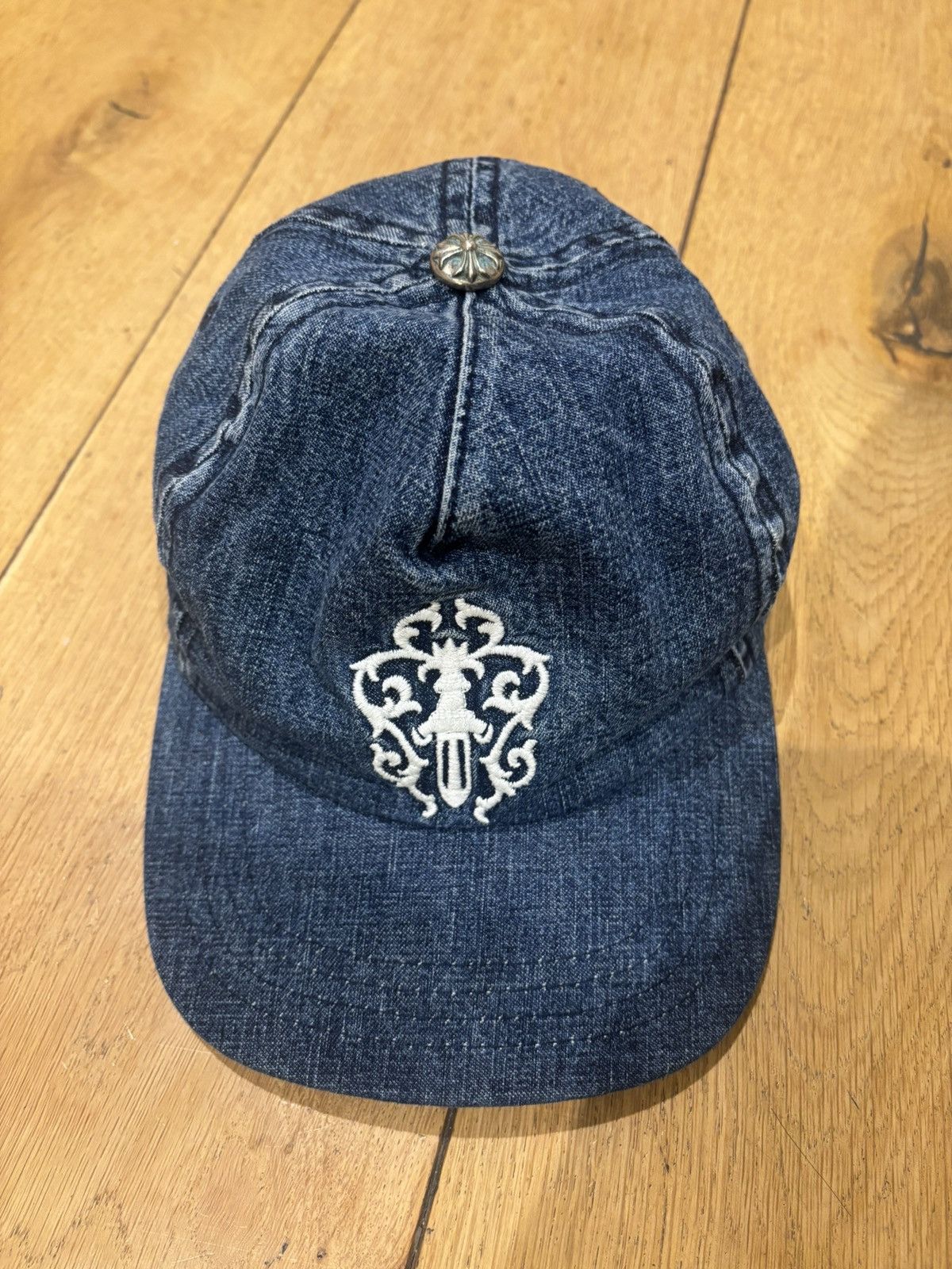 Chrome Hearts Chrome hearts dagger denim cap Size ONE SIZE - 1 Thumbnail