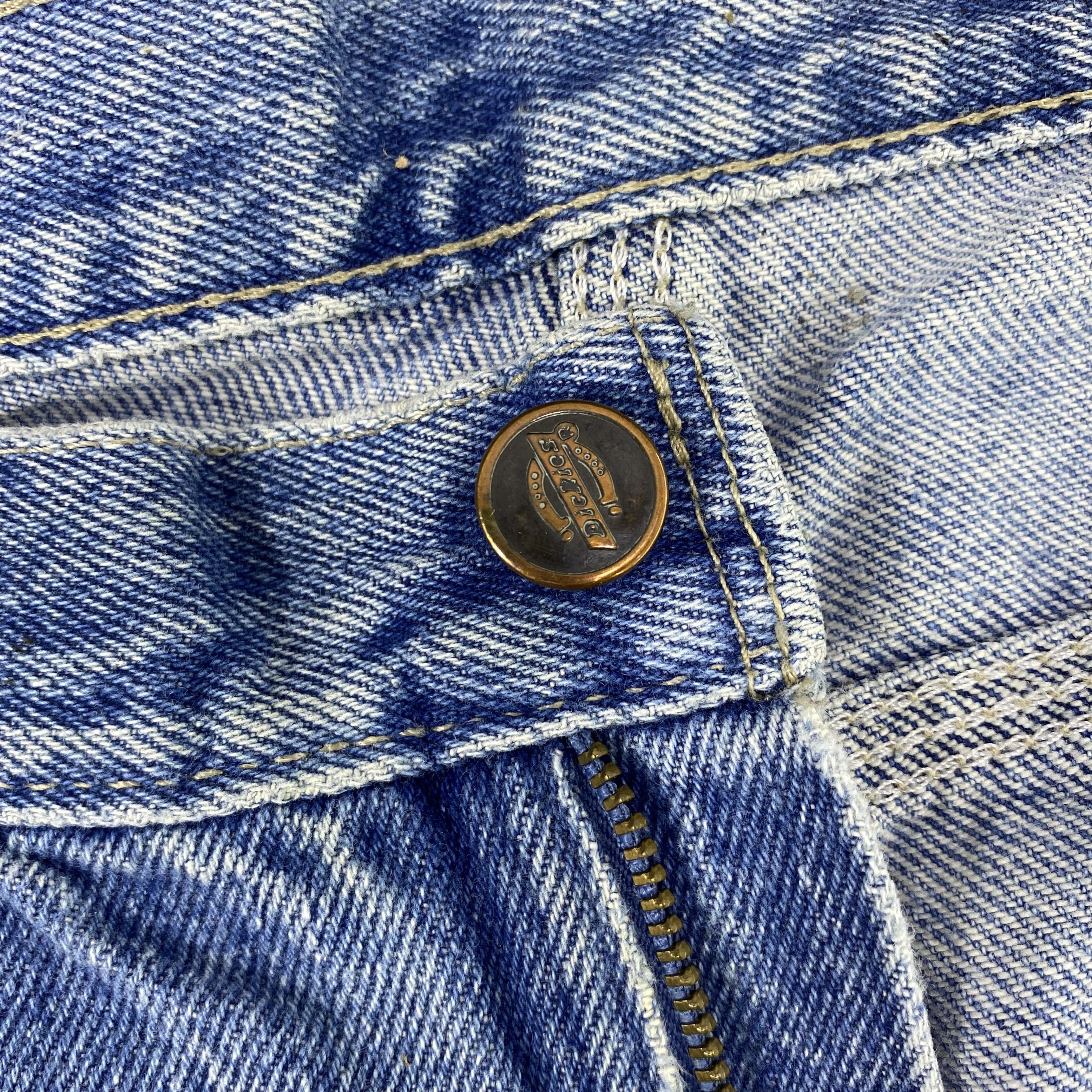 Dickies × Vintage Vintage Dickies Distres blue Wash relaxed fit jeans-J1148 Size US 36 / EU 52 - 9 Thumbnail