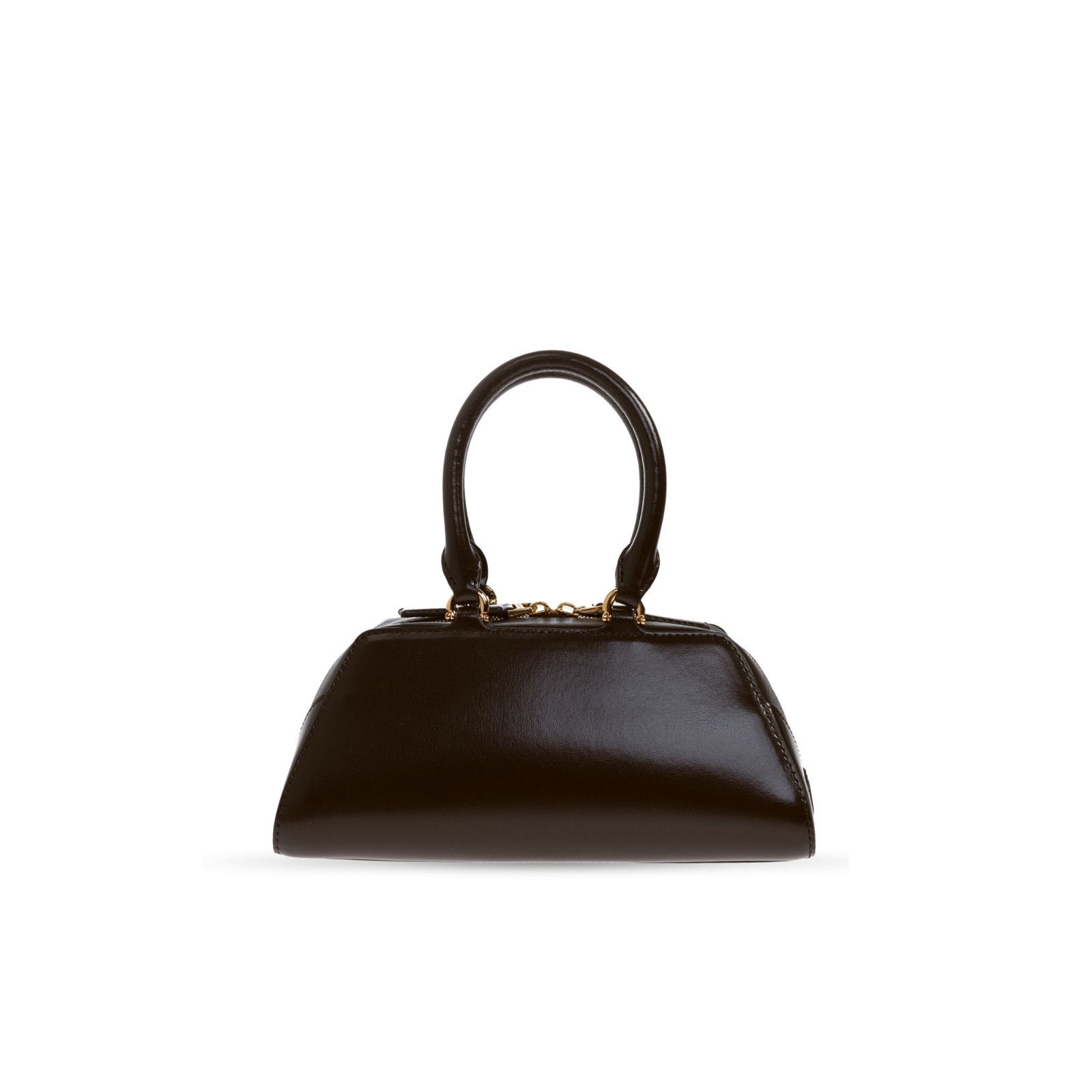 Givenchy GIVENCHY Mini Antigona Brown Shiny Leather Top Handle Bag Ne Size ONE SIZE - 2 Thumbnail