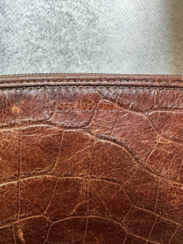Russell & Bromley Russell & Bromley Italy Croc Embossed Leather Shoulder Bag Size ONE SIZE - 15 Thumbnail