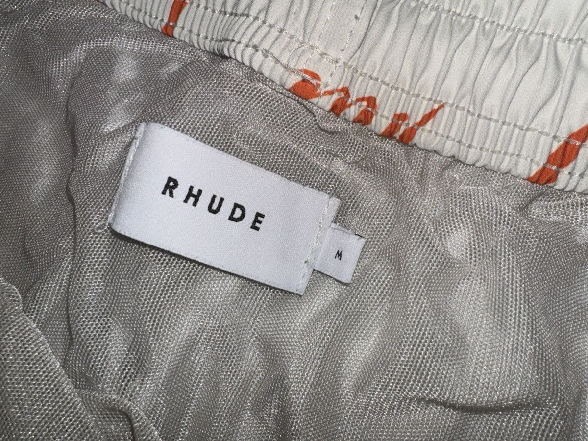 Rhude Rhude Mash Up Logo Swim Trunks “Crème” Size US 30 / EU 46 - 2 Thumbnail
