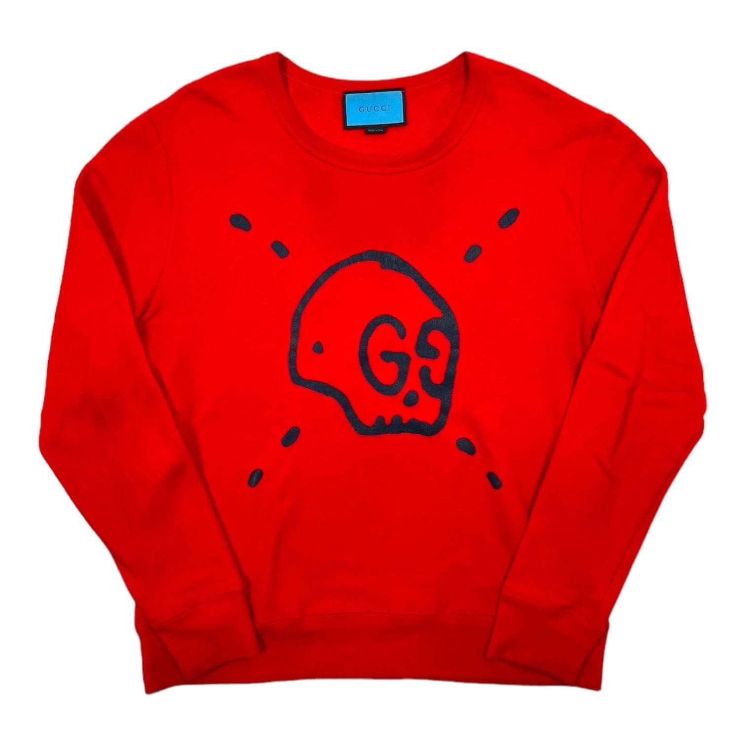 Red gucci sweatshirt deals