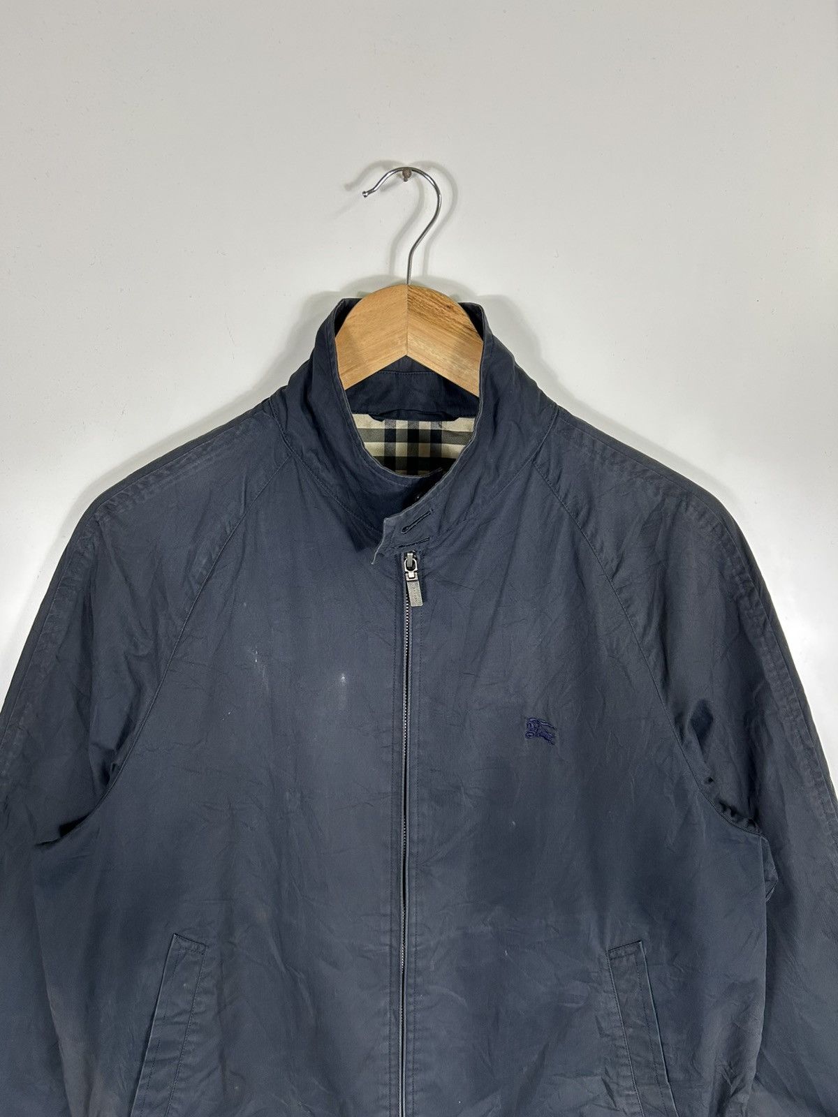 🔥Burberry London Sun Faded Zipper Herrington Jacket
