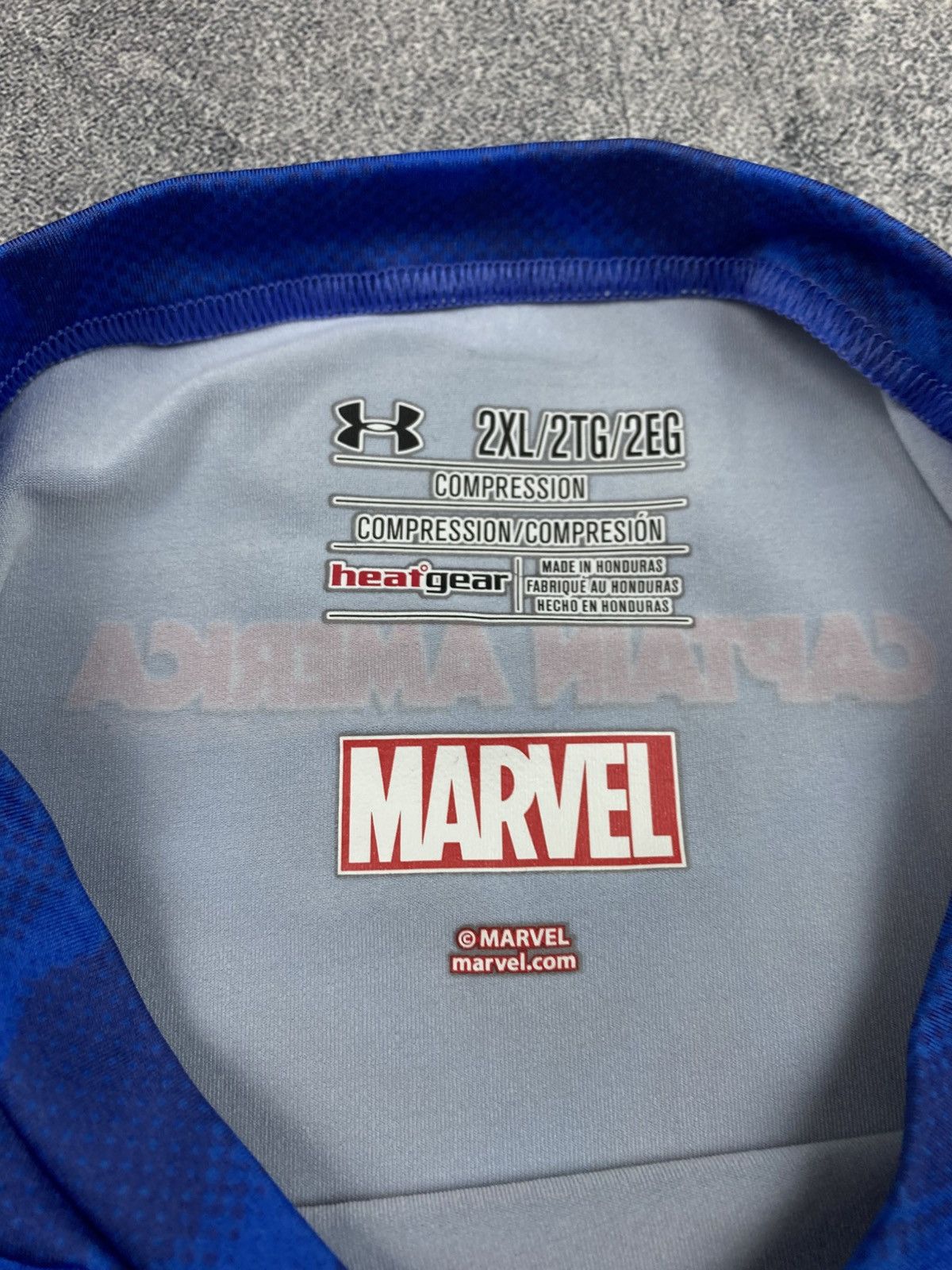 Disney × Marvel Comics × Under Armour Captain America Under Armour Compression shirt Size US XXL / EU 58 / 5 - 3 Thumbnail