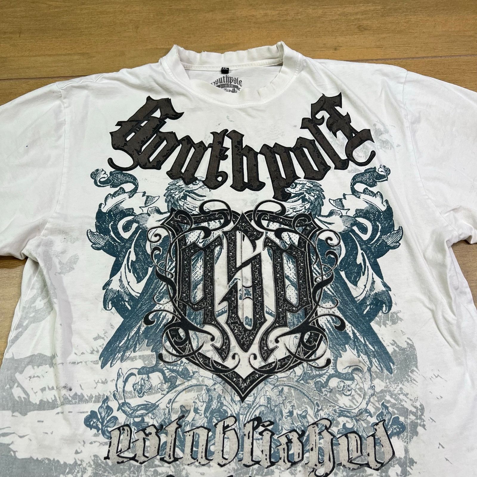 Southpole Southpole T Shirt Mens XXL White Graphic Y2K Streetwear Size XXL / US 16-18 / IT 52-54 - 2 Thumbnail