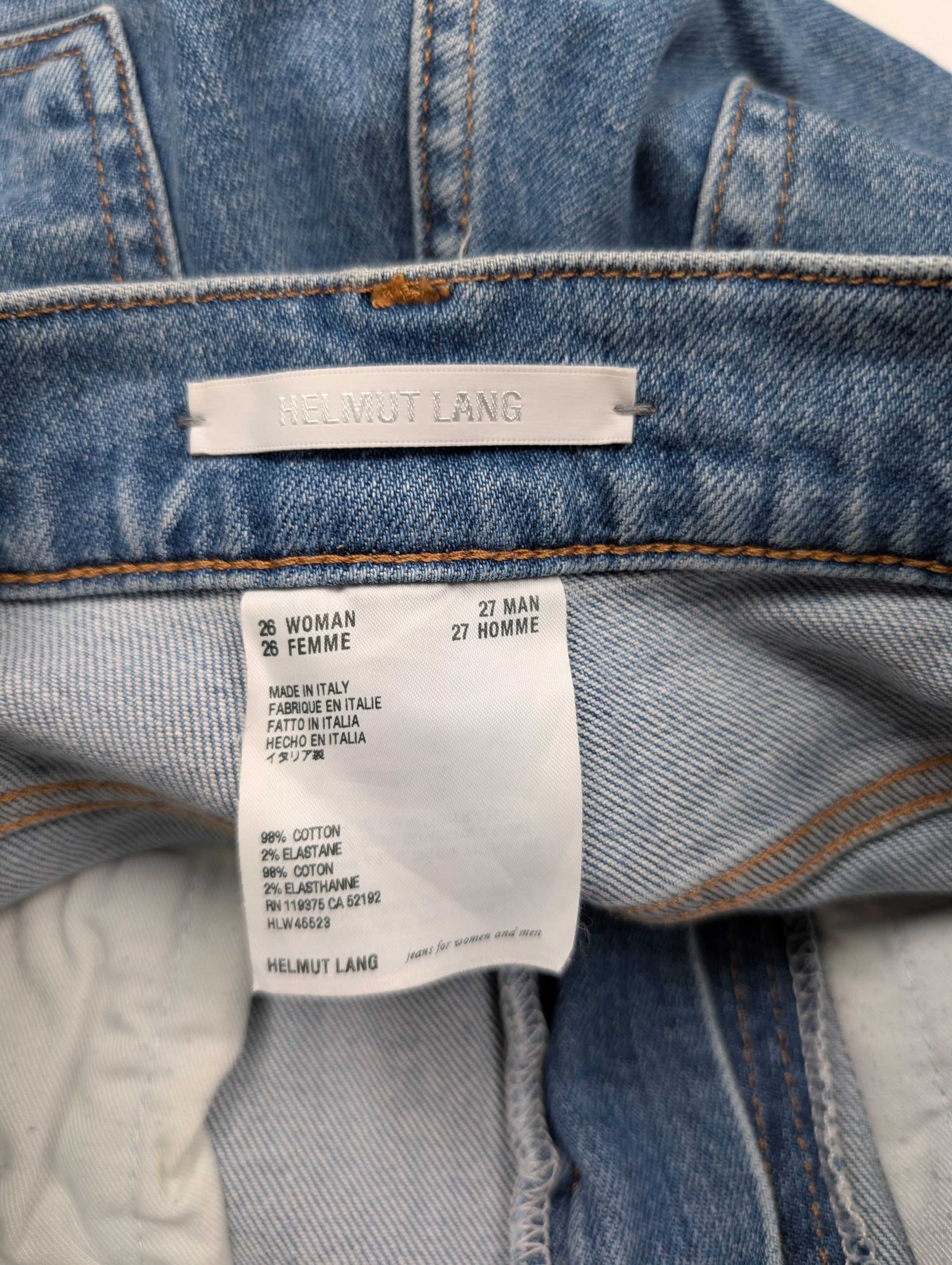 Helmut Lang Helmut Lang Blue Jeans Size 26" / US 2 / IT 38 - 4 Thumbnail