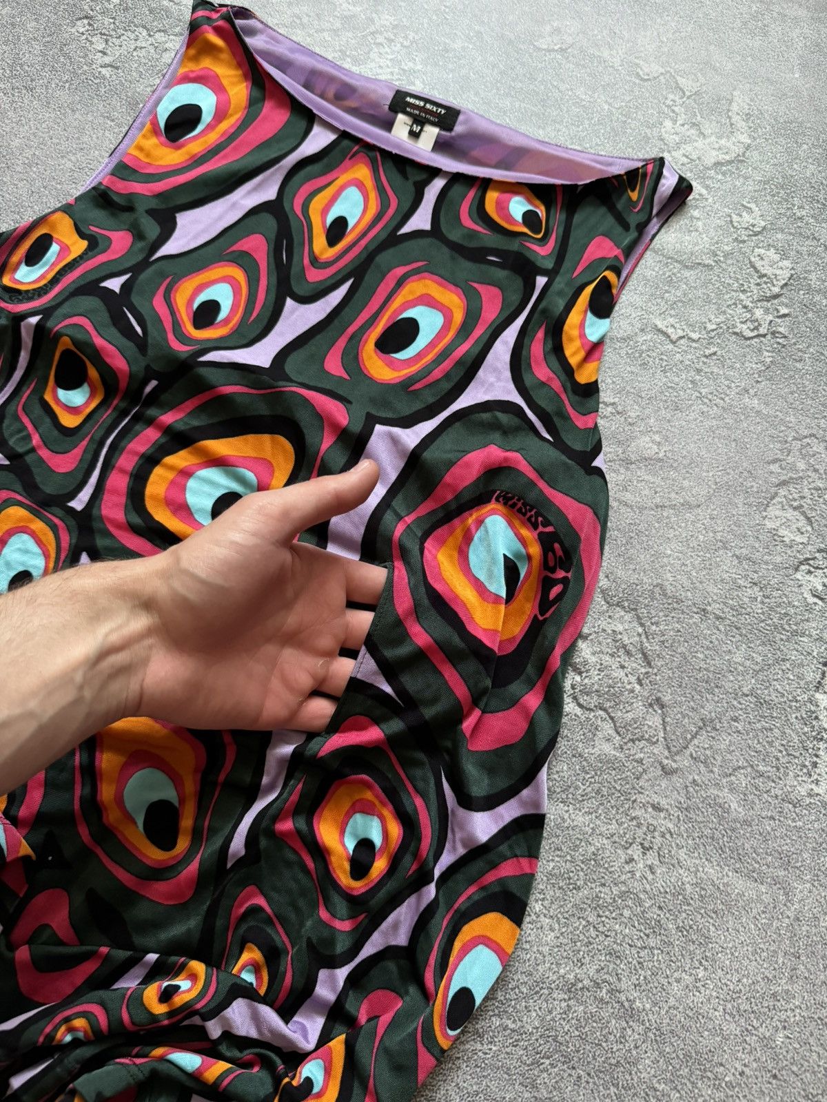 Miss Sixty Miss sixty M multicolour mini dress sleeveless all printed Size M / US 6-8 / IT 42-44 - 5 Thumbnail