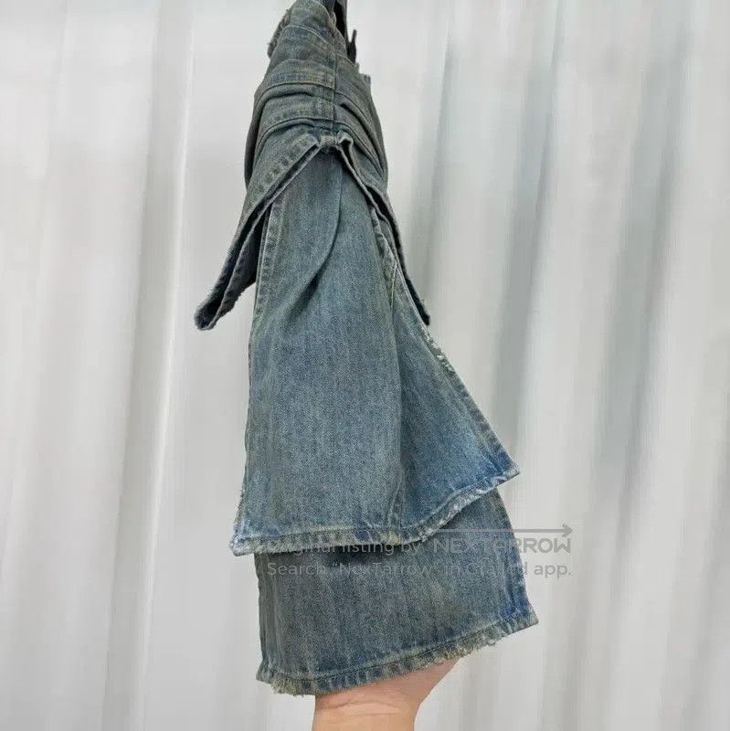 Miu Miu Miu Miu Blue Denim Skirt with Logo . Size 28" / US 6 / IT 42 - 5 Thumbnail
