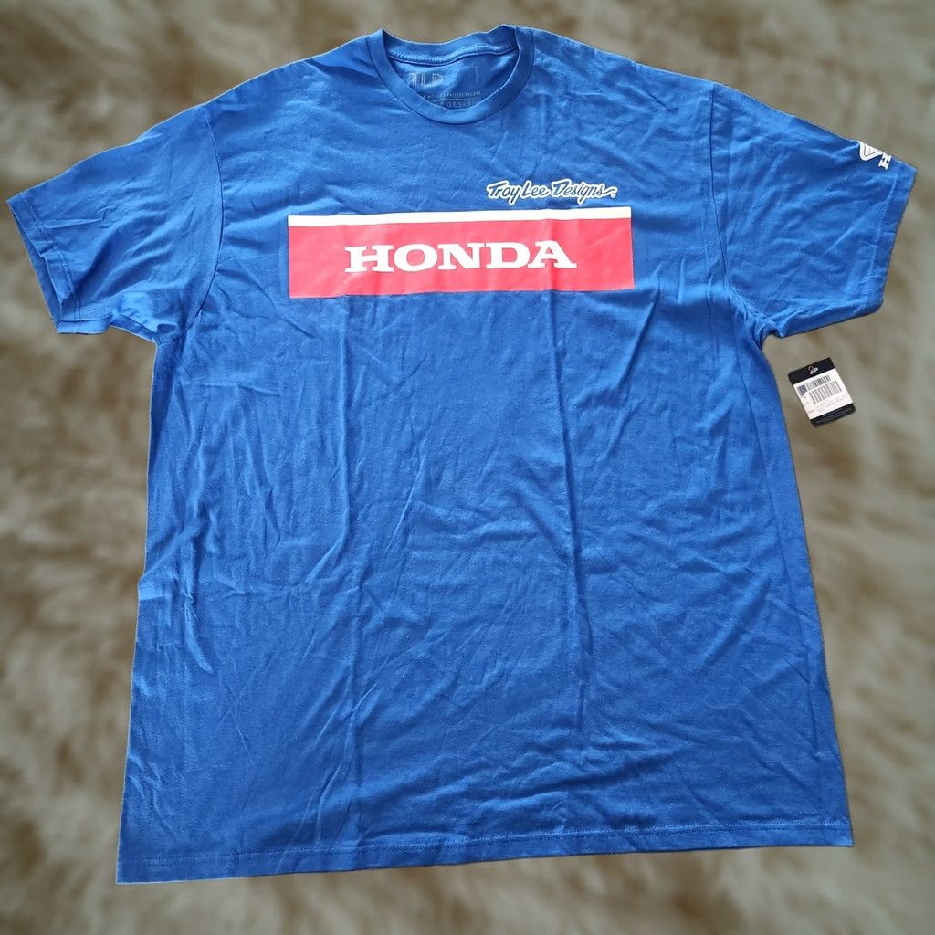 Vintage Troy Lee Designs Honda T Shirt Tee Mens 2XL XXL BLUE NEW W/ TAGS Size US XXL / EU 58 / 5 - 1 Thumbnail