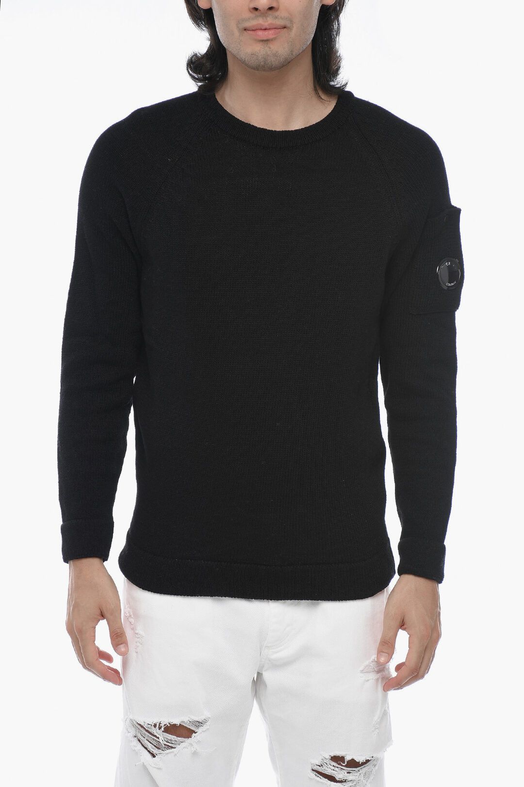 og1mm1024 Crewneck Sweater in Black