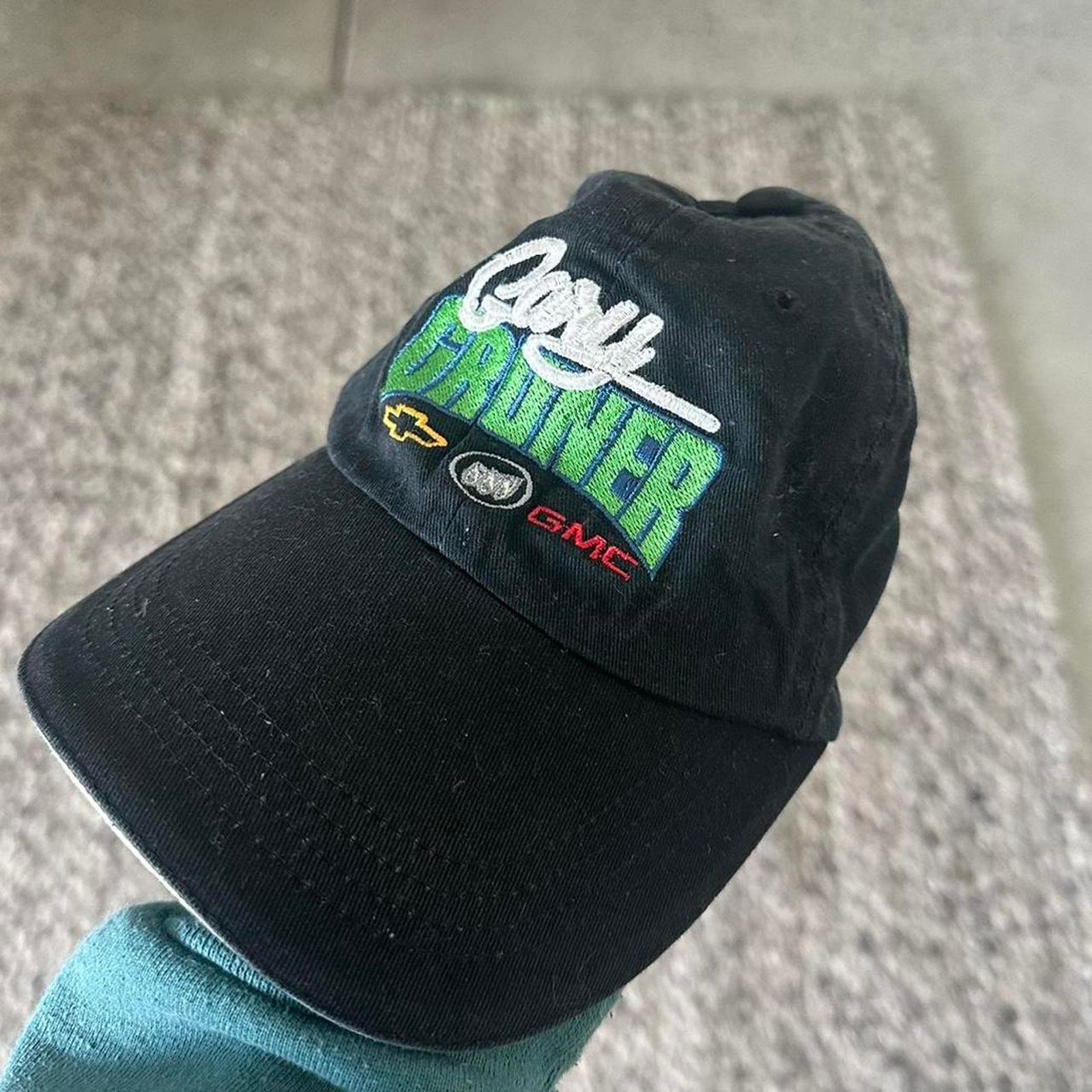NASCAR Gary Gruner Cap Black Embroidered Racing Baseball Cap Size ONE SIZE - 1 Thumbnail