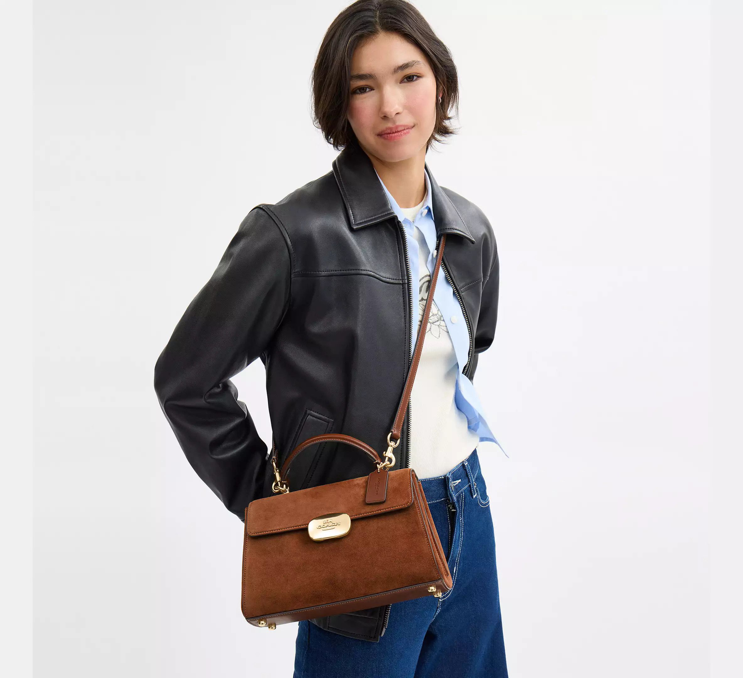 Coach NWT Coach Eliza Top Handle Bag CW014 Size ONE SIZE - 7 Thumbnail
