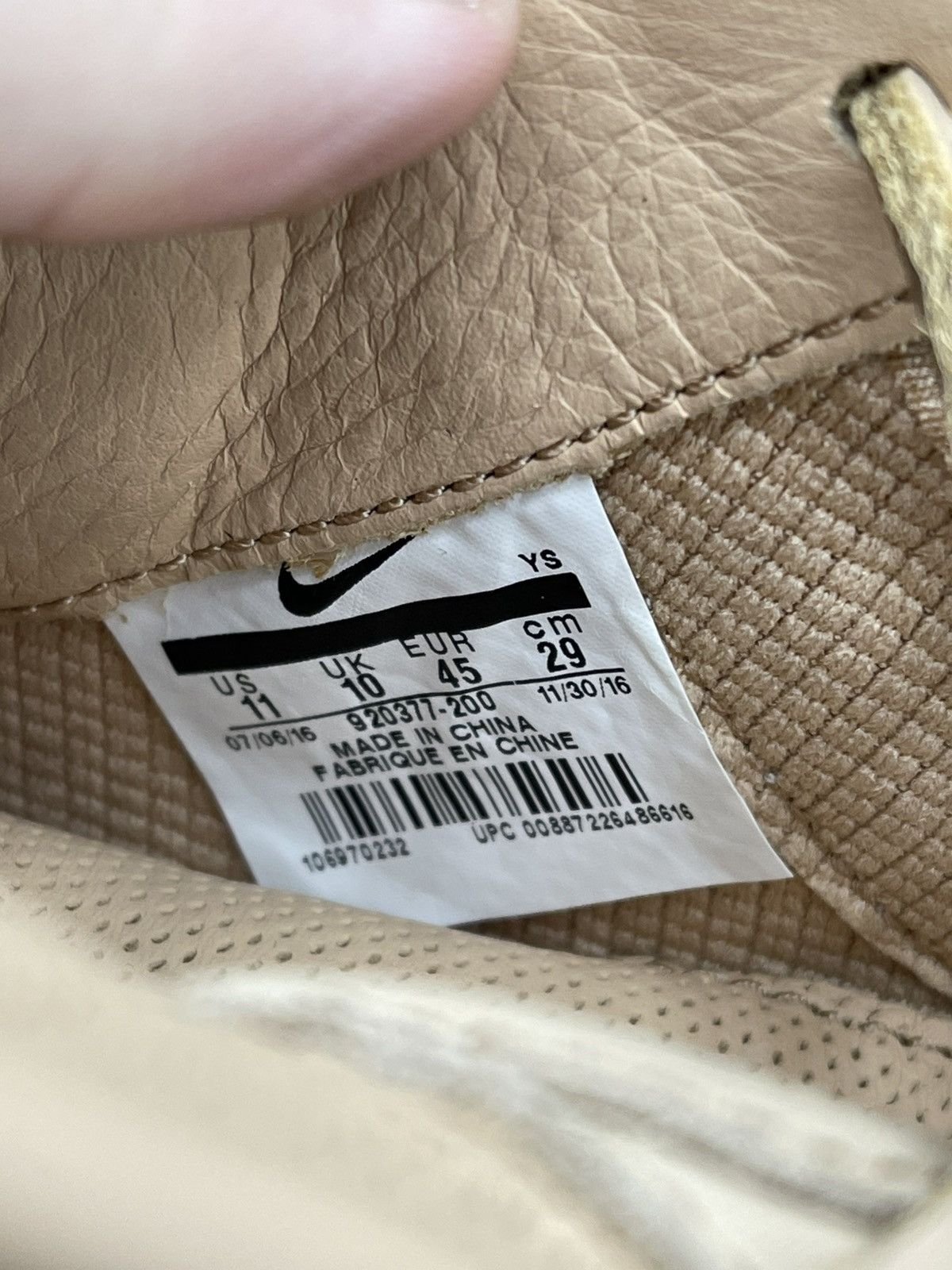 Nike Size 11 - Nike Air Foamposite Pro Vachetta Tan Size US 11 / EU 44 - 11 Thumbnail