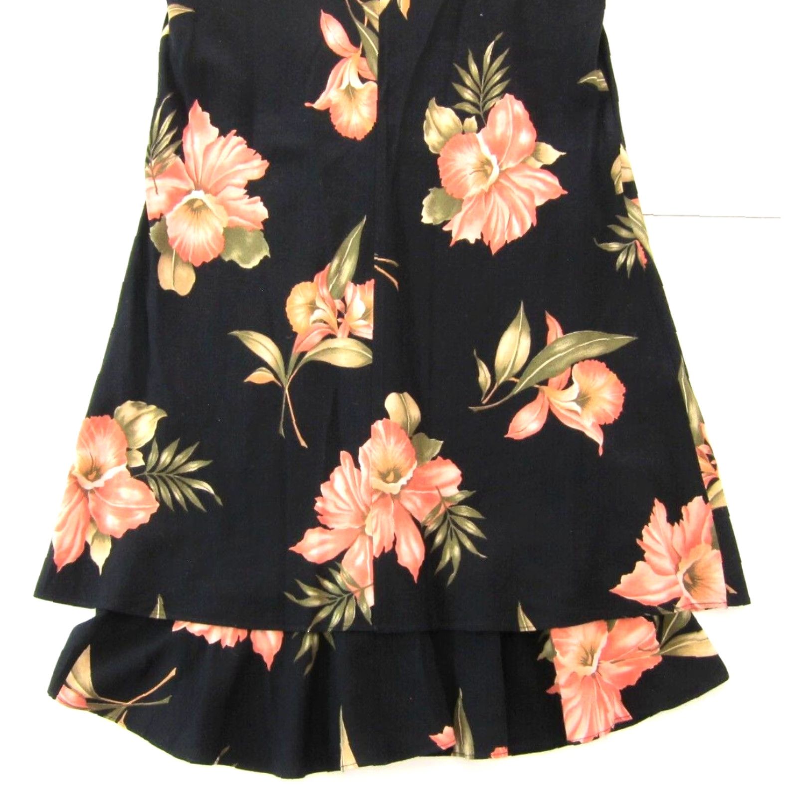 Pinko VINTAGE Hampton Dress Co. Rayon Black Pink Short Sleeve Tunic Smock Sun Dress 12 Size 34" / US 12 / IT 48 - 6 Thumbnail