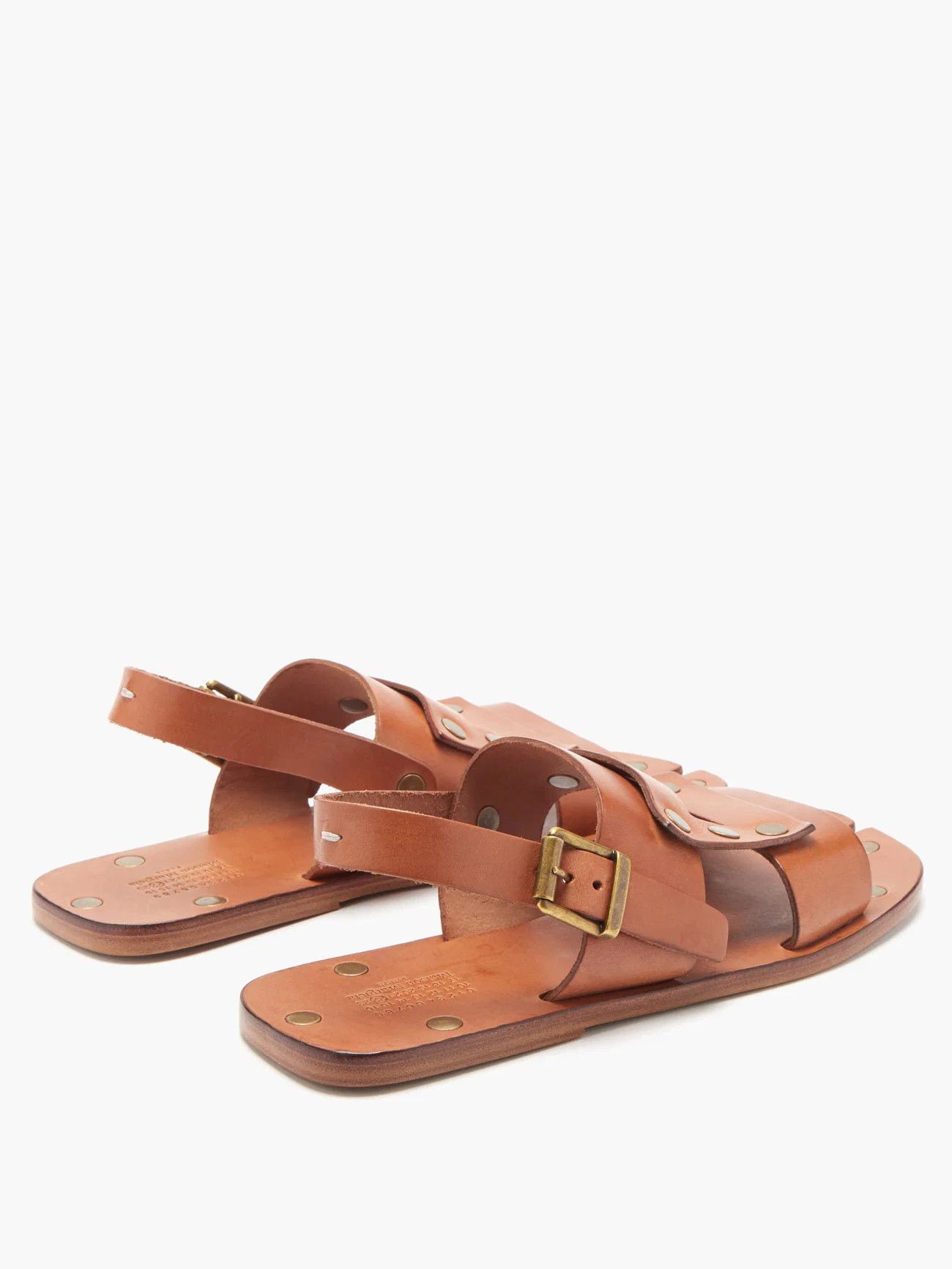 Maison Margiela *Size 39* Margiela Tabi Sandals - Brown Calf Leather Size US 6 / IT 36 - 23 Thumbnail