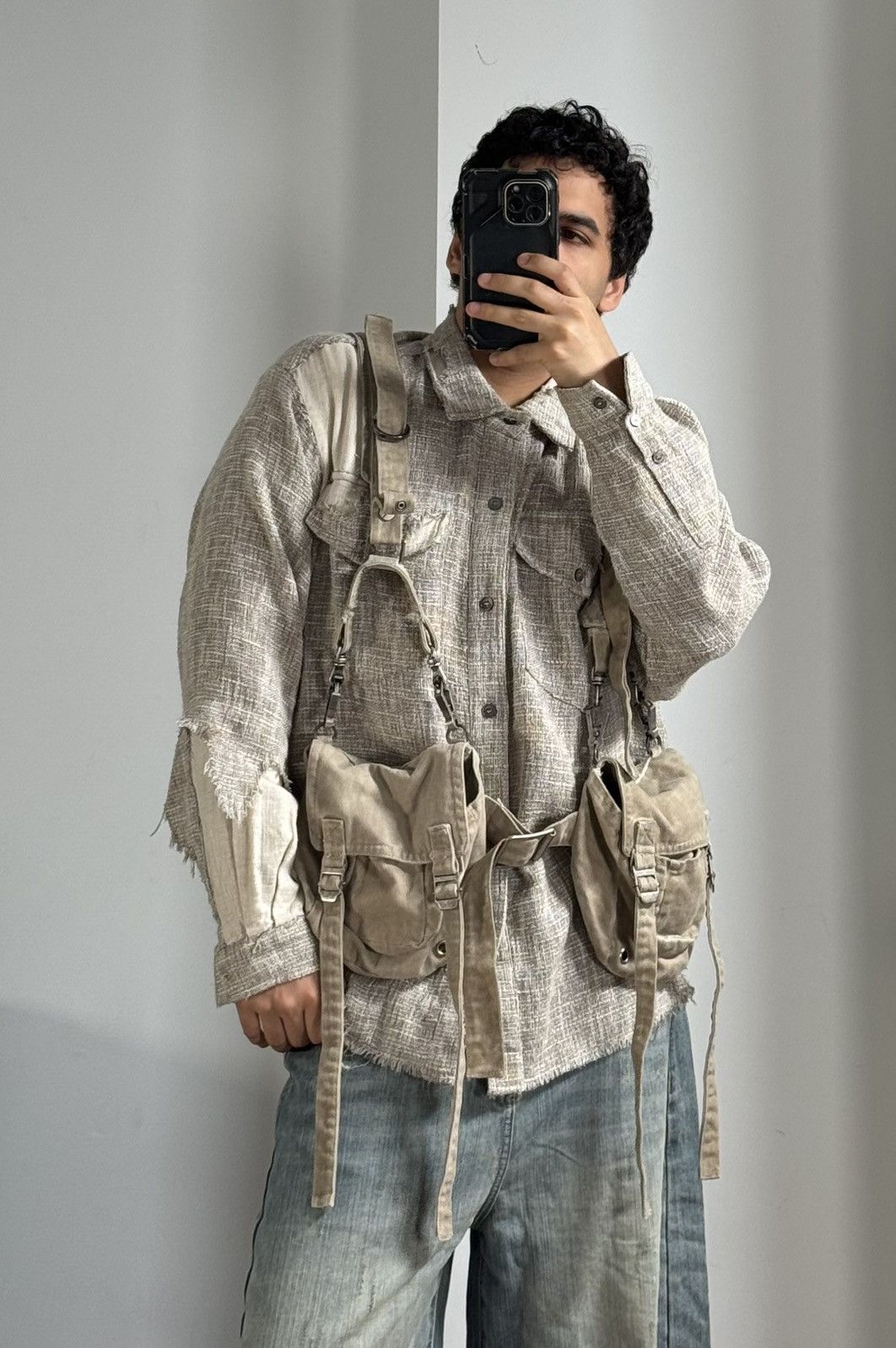 "MEGALOMANE" Modular Harness Vest Utility Cargo Adjustable