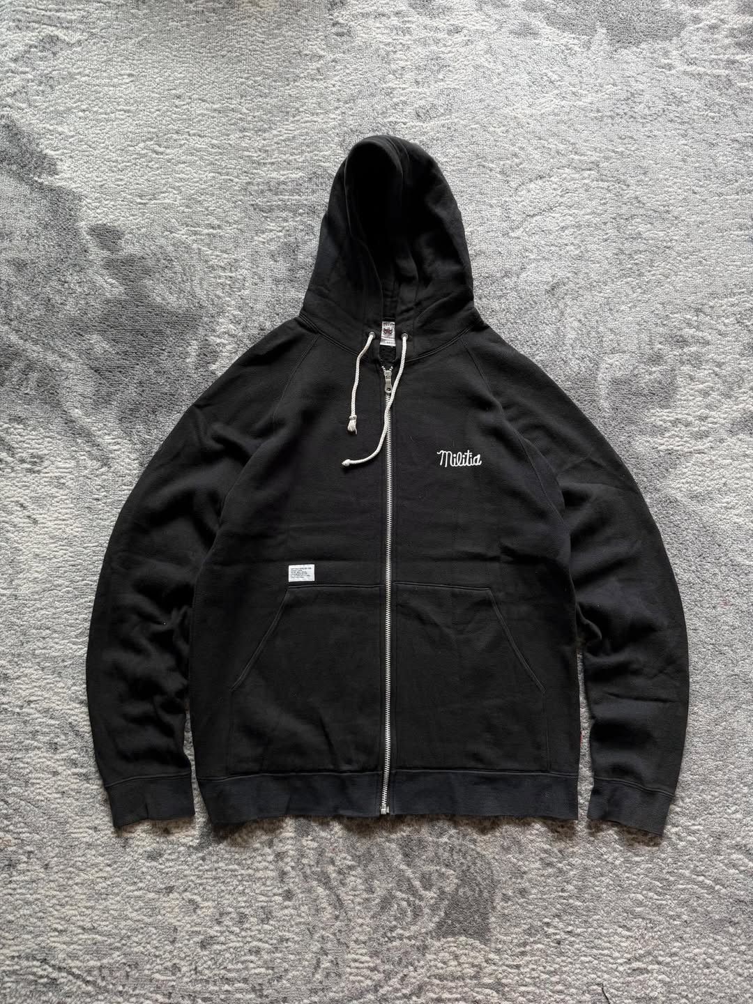 Wtaps Wtaps Militia Crossbones Zip-Up Hoodie Size US M / EU 48-50 / 2 - 2 Thumbnail